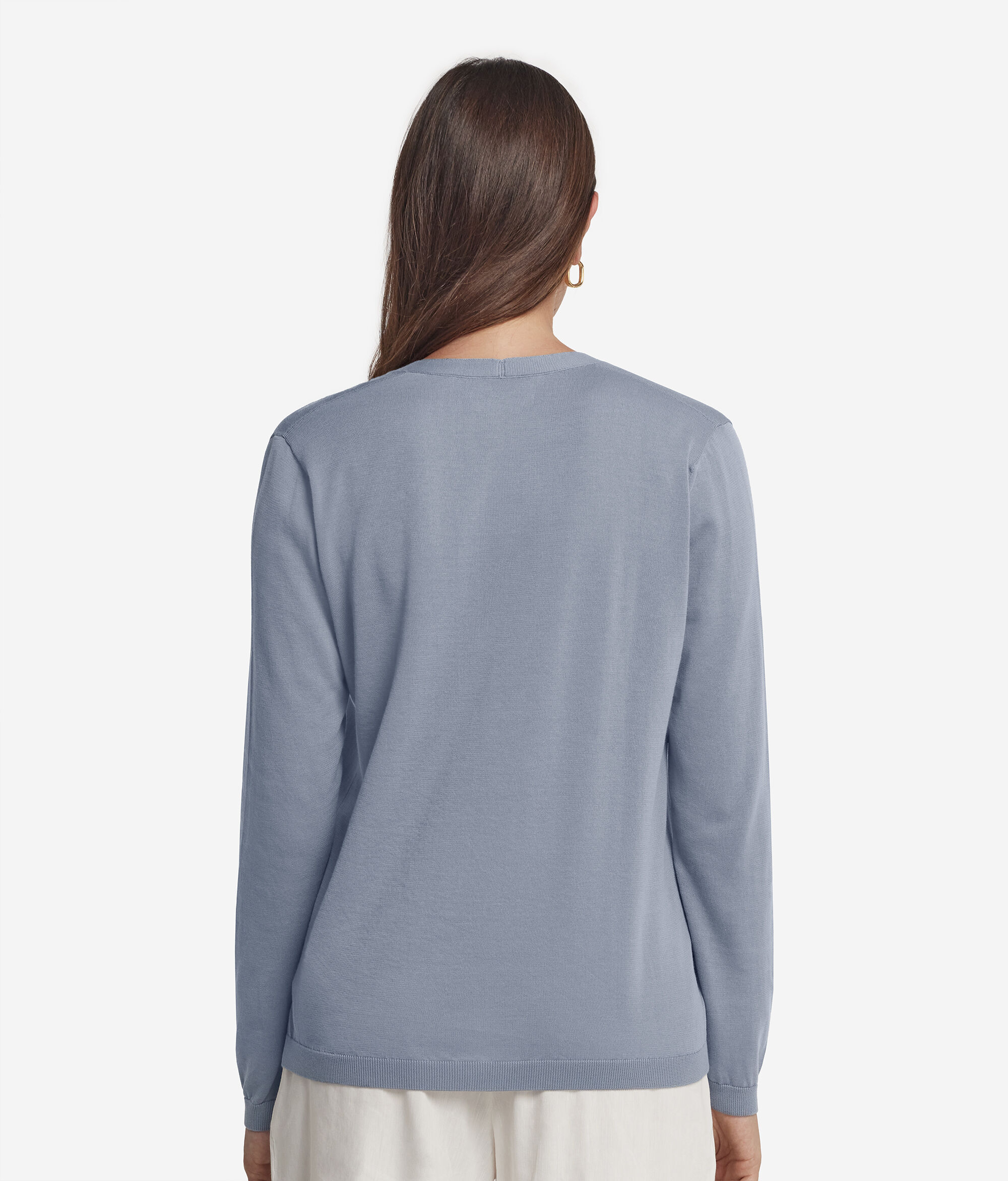 Cardigan Maniche Lunghe in Cotone Fresh