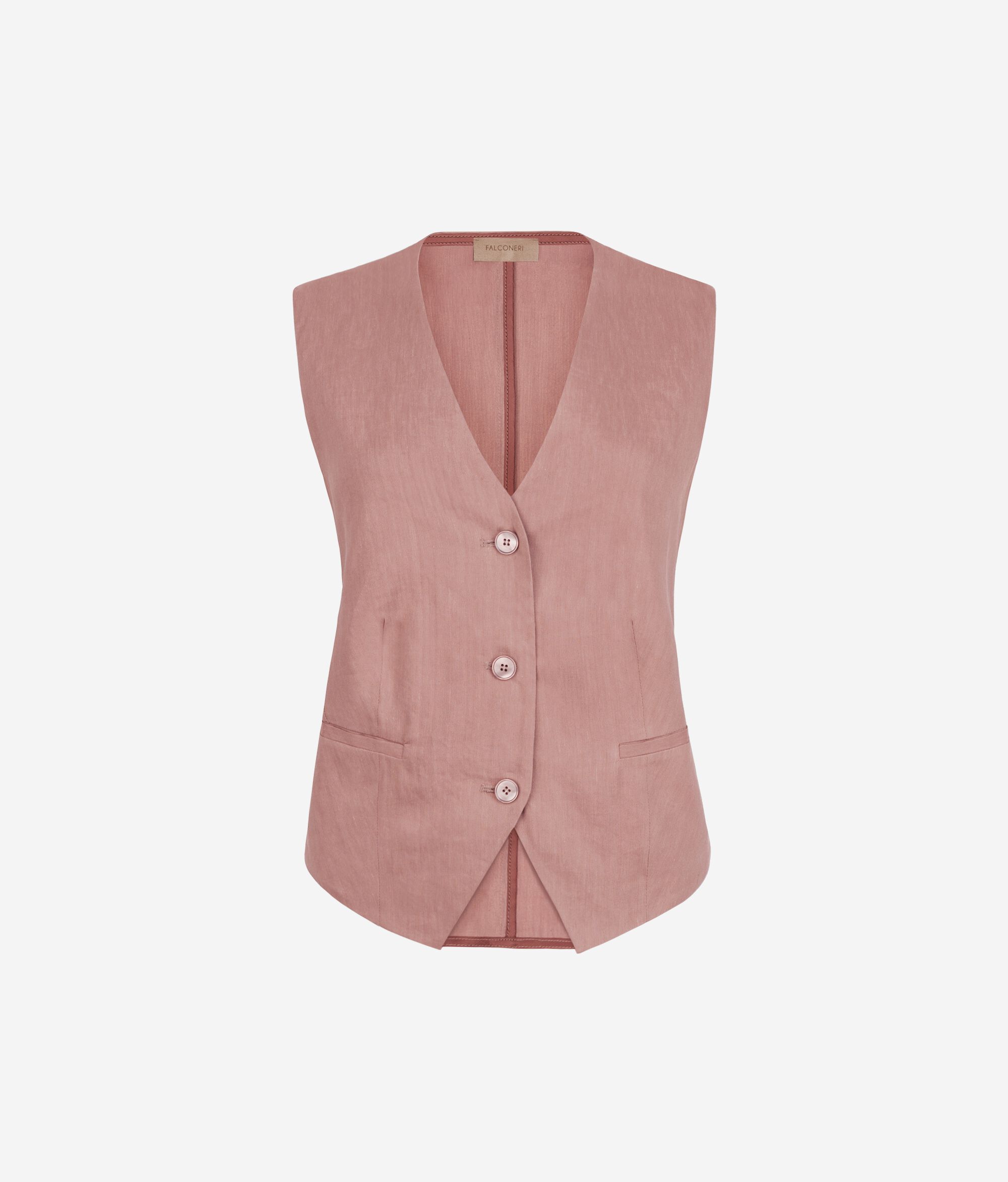 Linen and Viscose Gilet