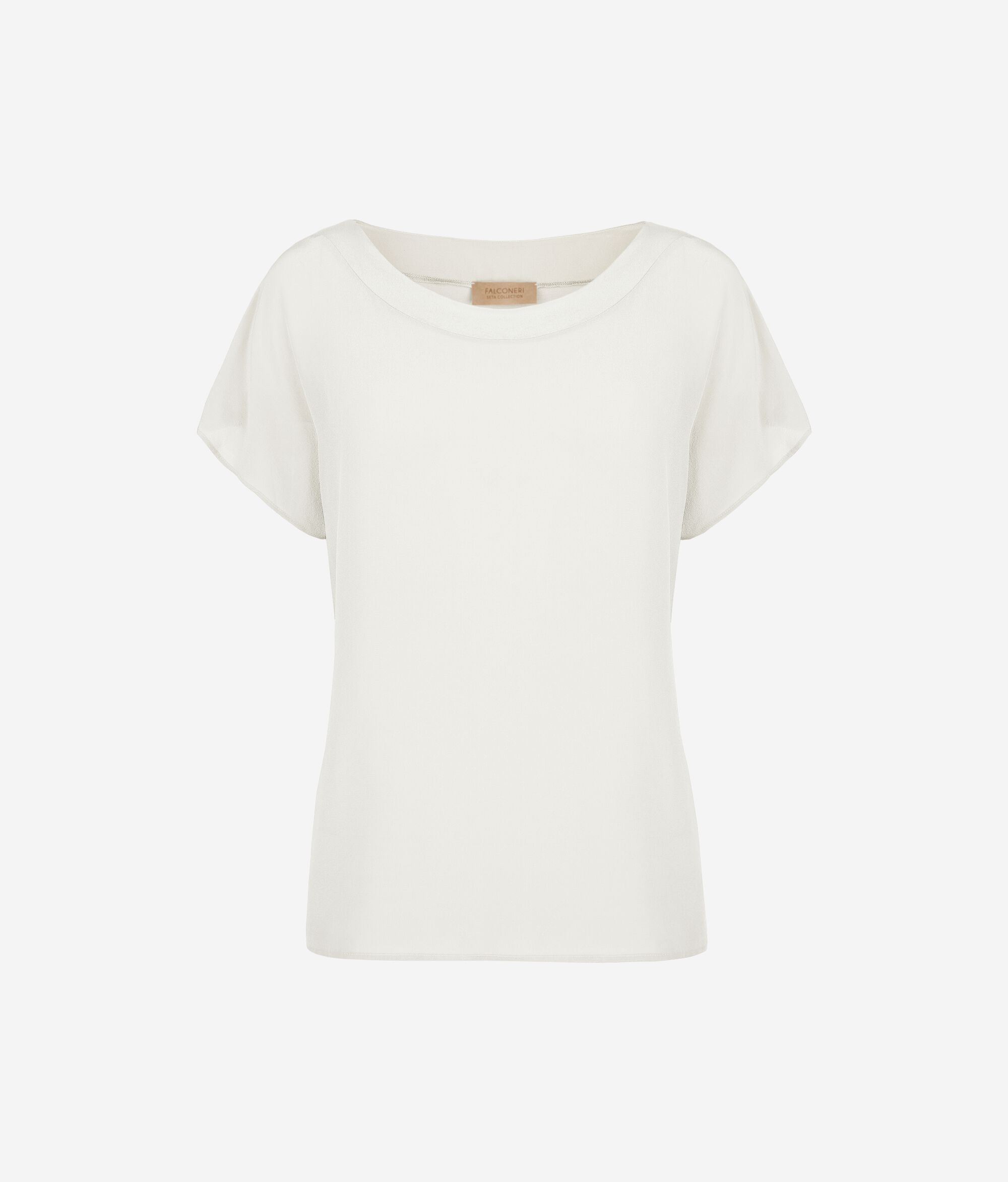 Блуза из шелка и модала