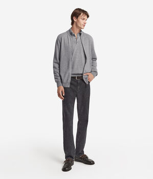 Ultrasoft Cashmere Full-Zip Cardigan