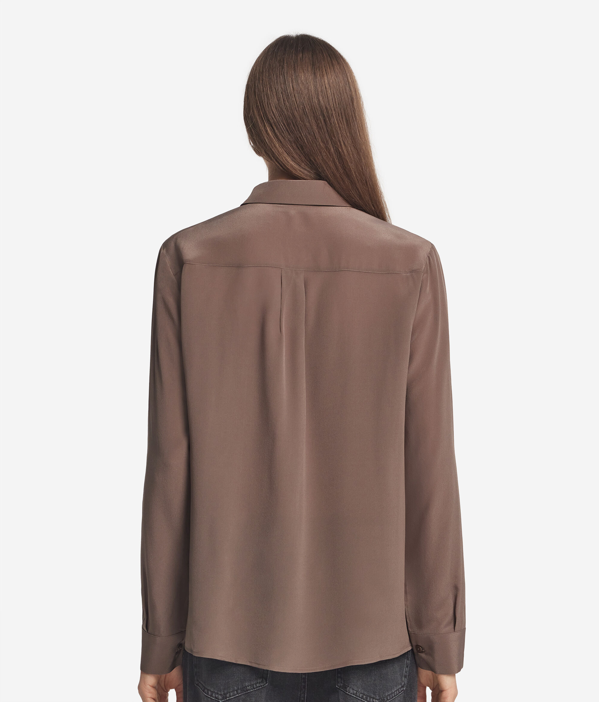 Camicia con Colletto in Seta