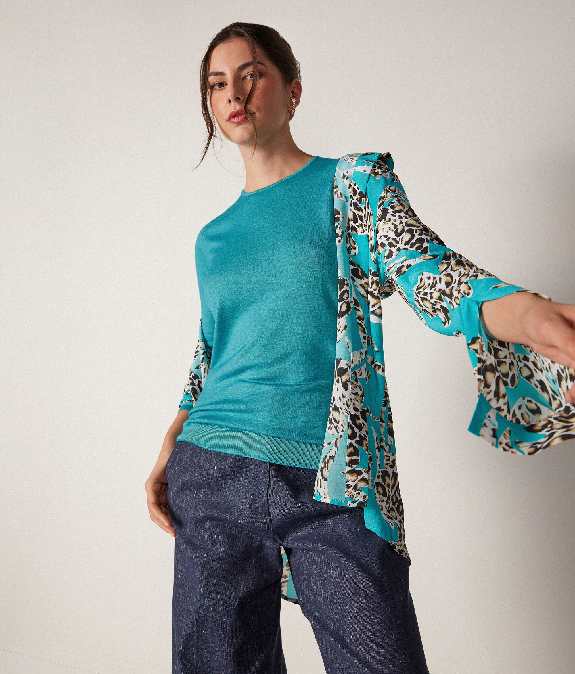 Round-Neck Ultrafine Cashmere Jumper
