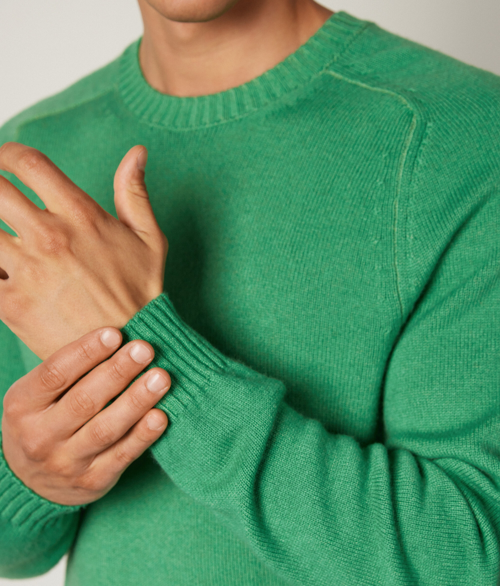 Sweter z Okrągłym Dekoltem z Kaszmiru Ultrasoft