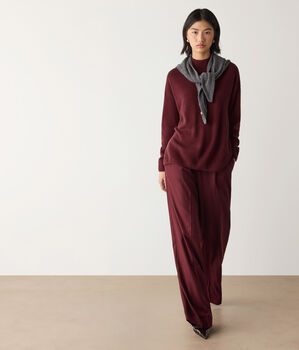 Dolcevita con spacchi coste diverse in Cashmere Ultrasoft