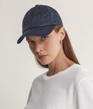 Gorra de béisbol de lino puro