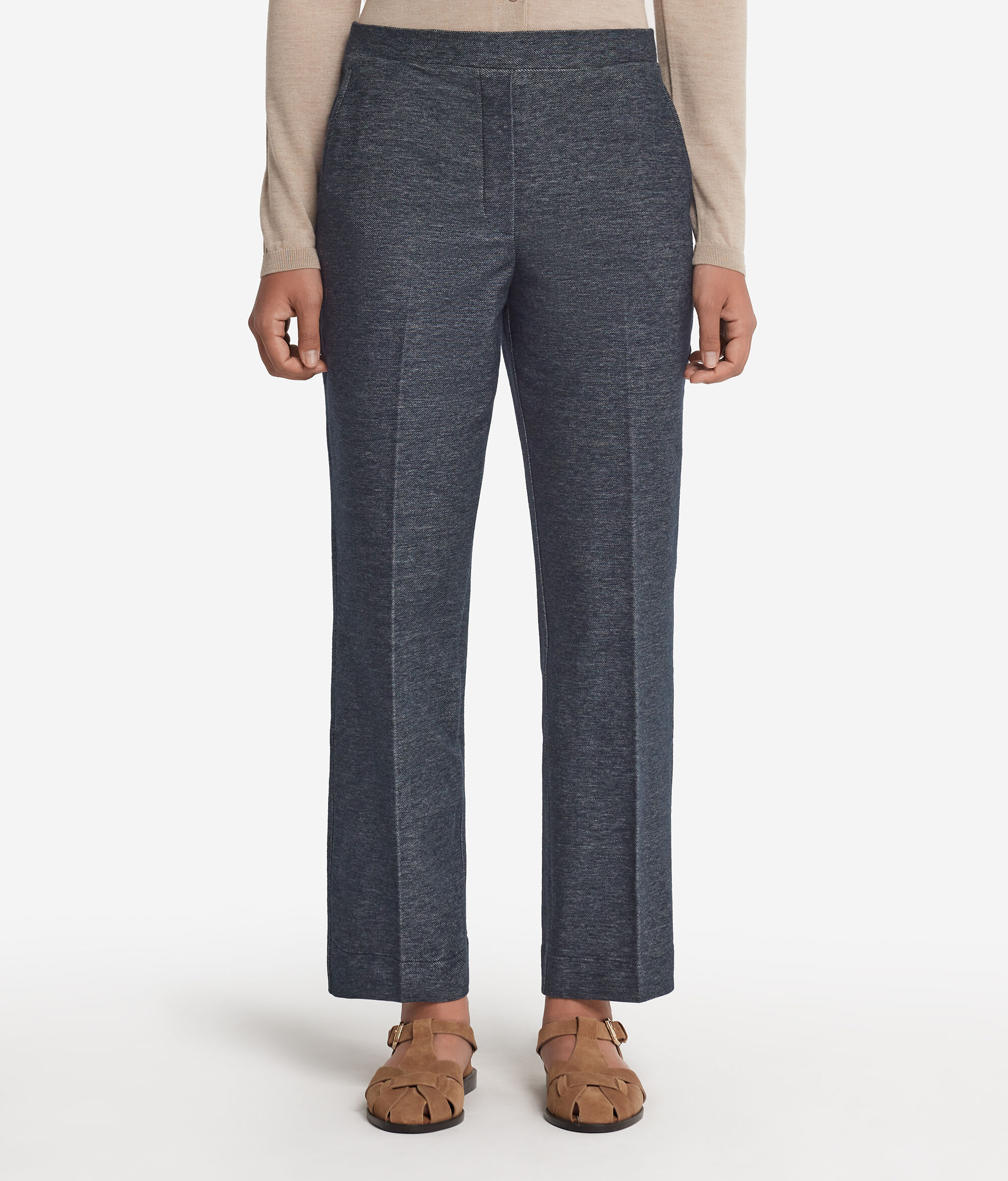 Denim Jersey Trousers
