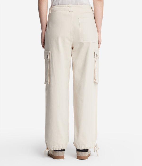 Брюки карго из хлопка