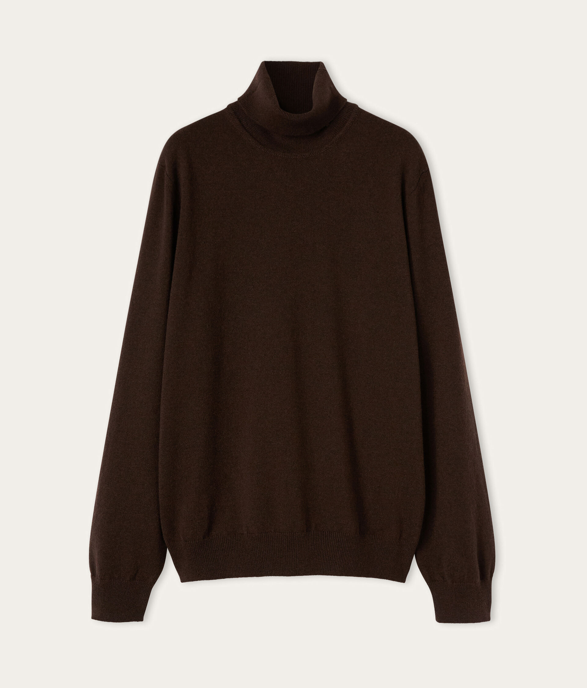 Jersey de cuello vuelto de cashmere ultrasoft