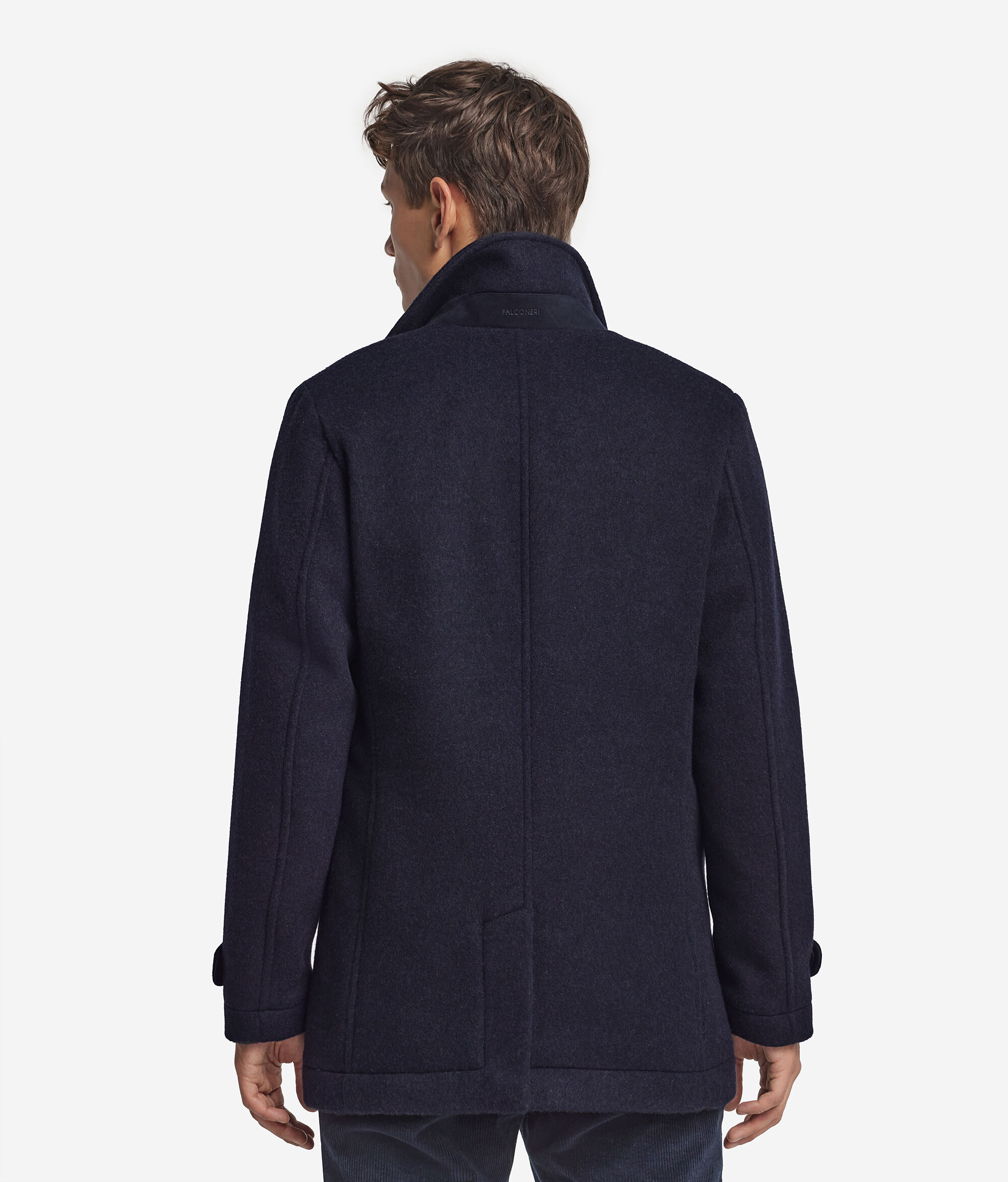 Einreihige Cabanjacke aus Kaschmir