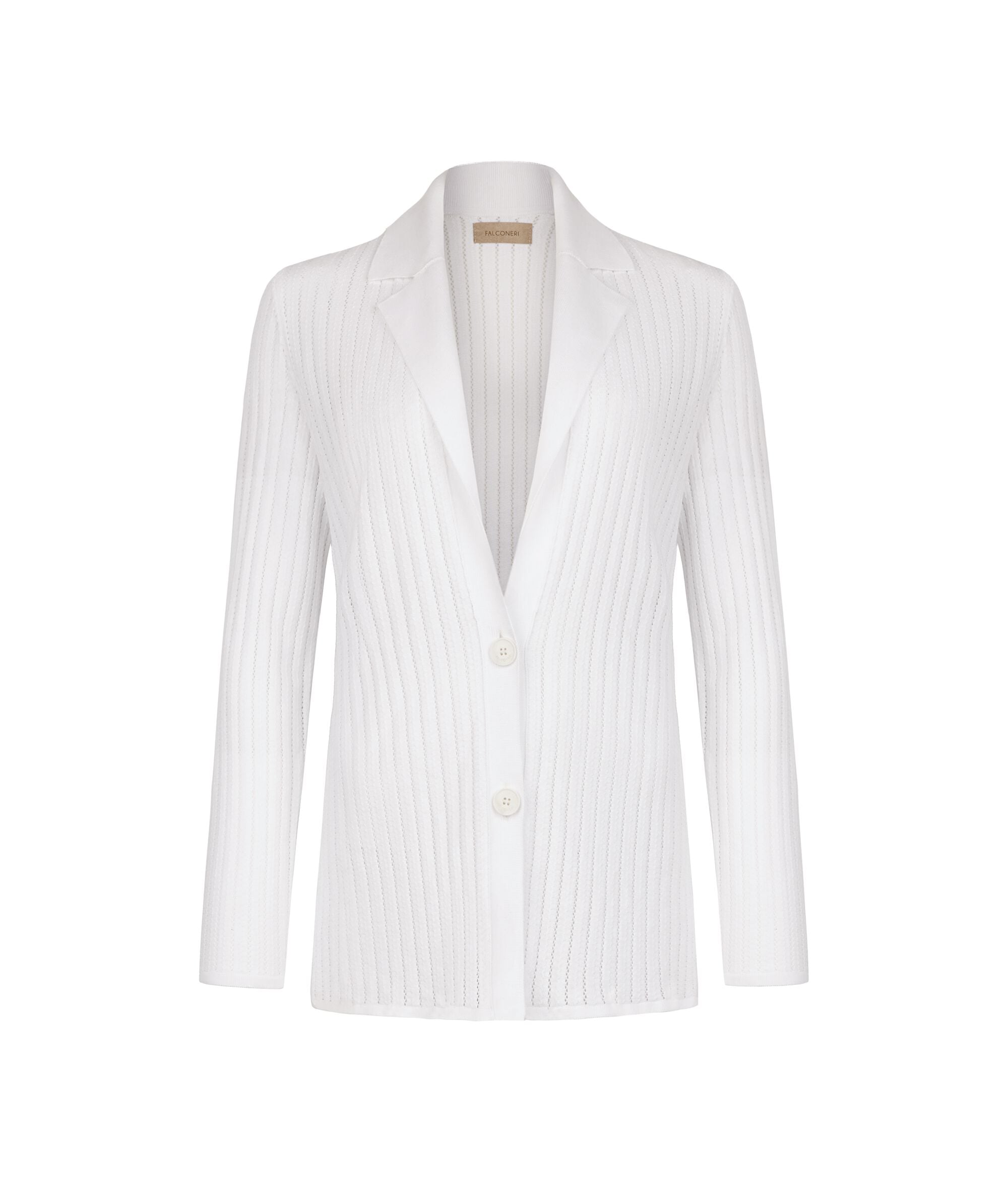 Striped openwork jacket