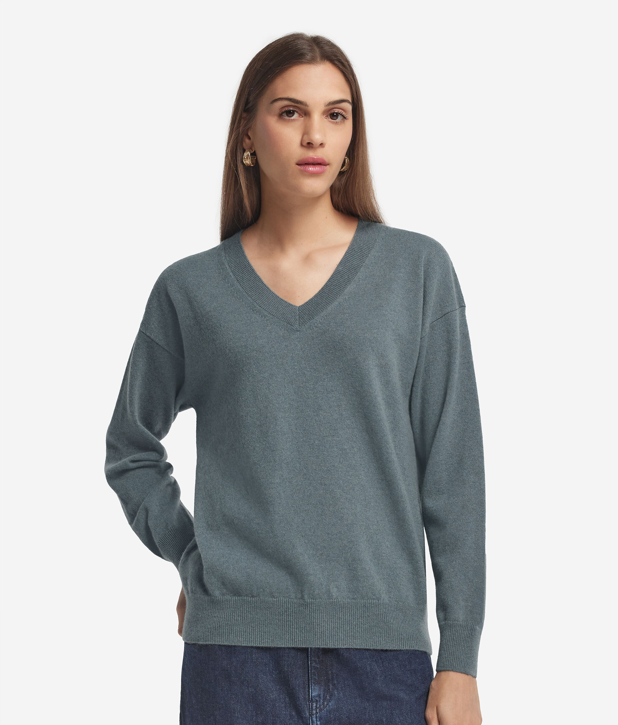 Ultrasoft Cashmere V-Neck Sweater