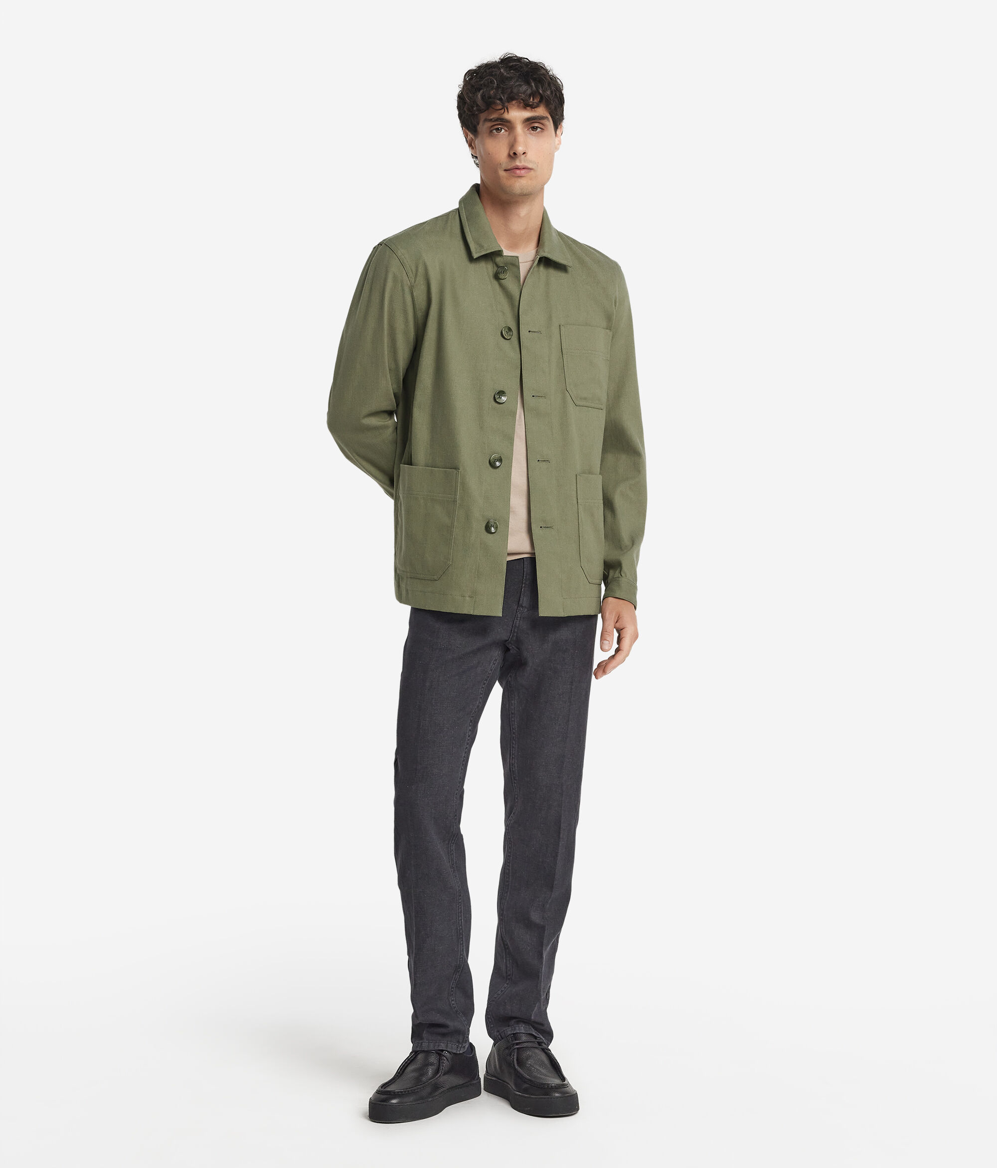 Denimjacke im Worker-Stil