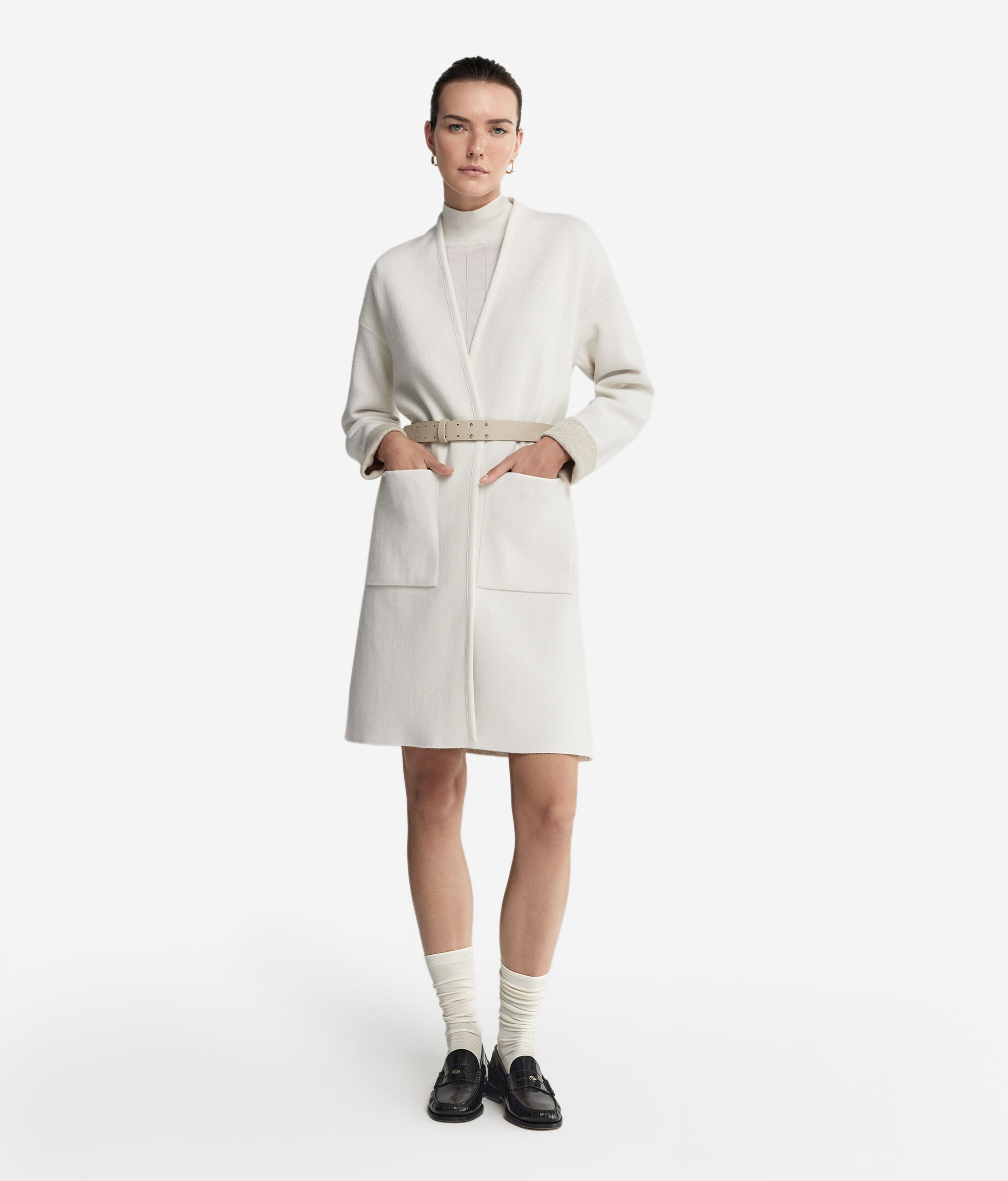 Двустороннее пальто из кашемира