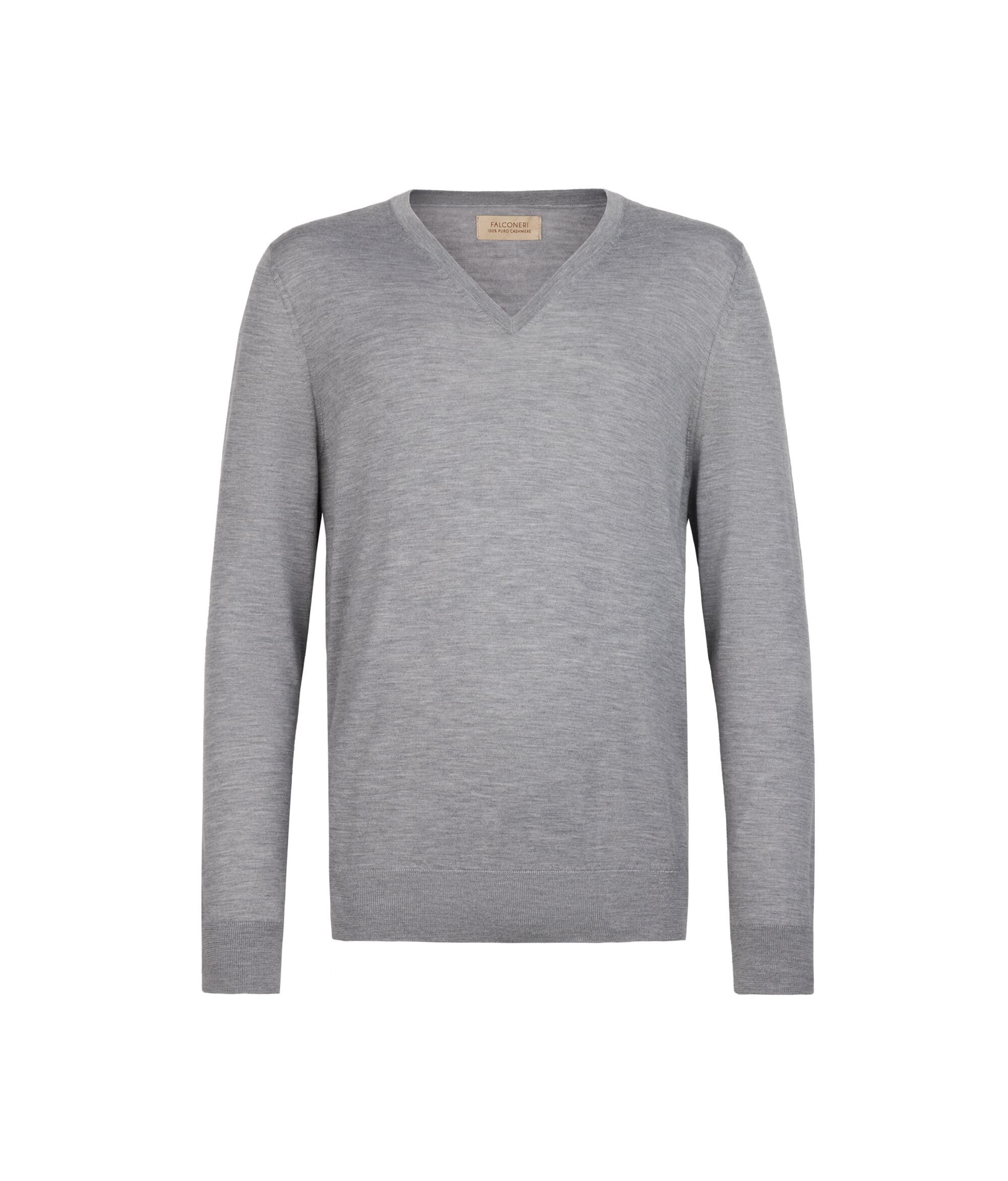 Maglia con scollo V in Cashmere Ultrafine