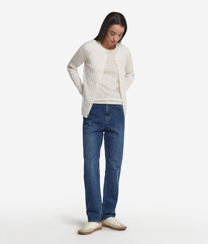 Ζακέτα από Ultrafine Cashmere με Πλεξίδες