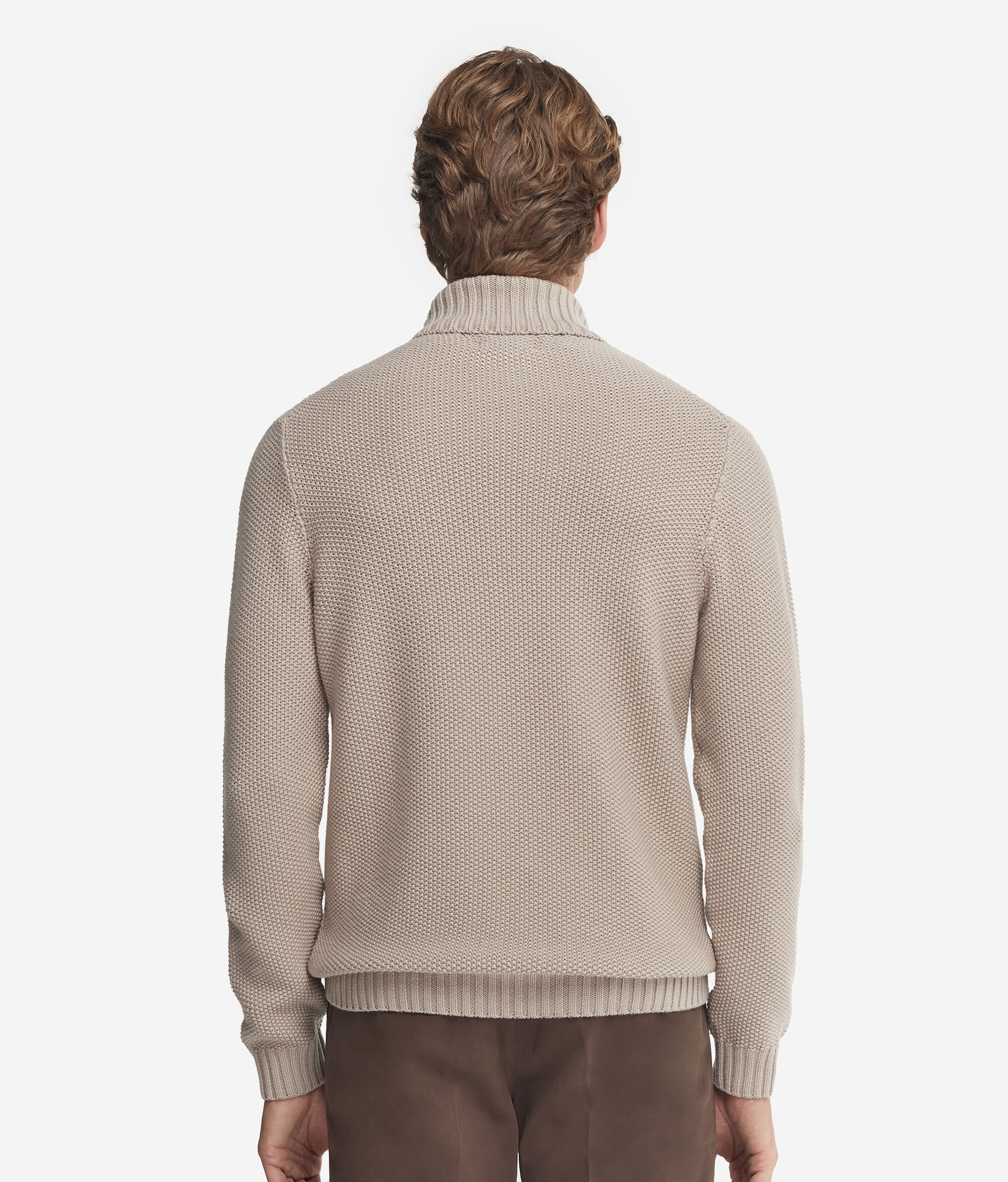 Pull à col roulé style pêcheur