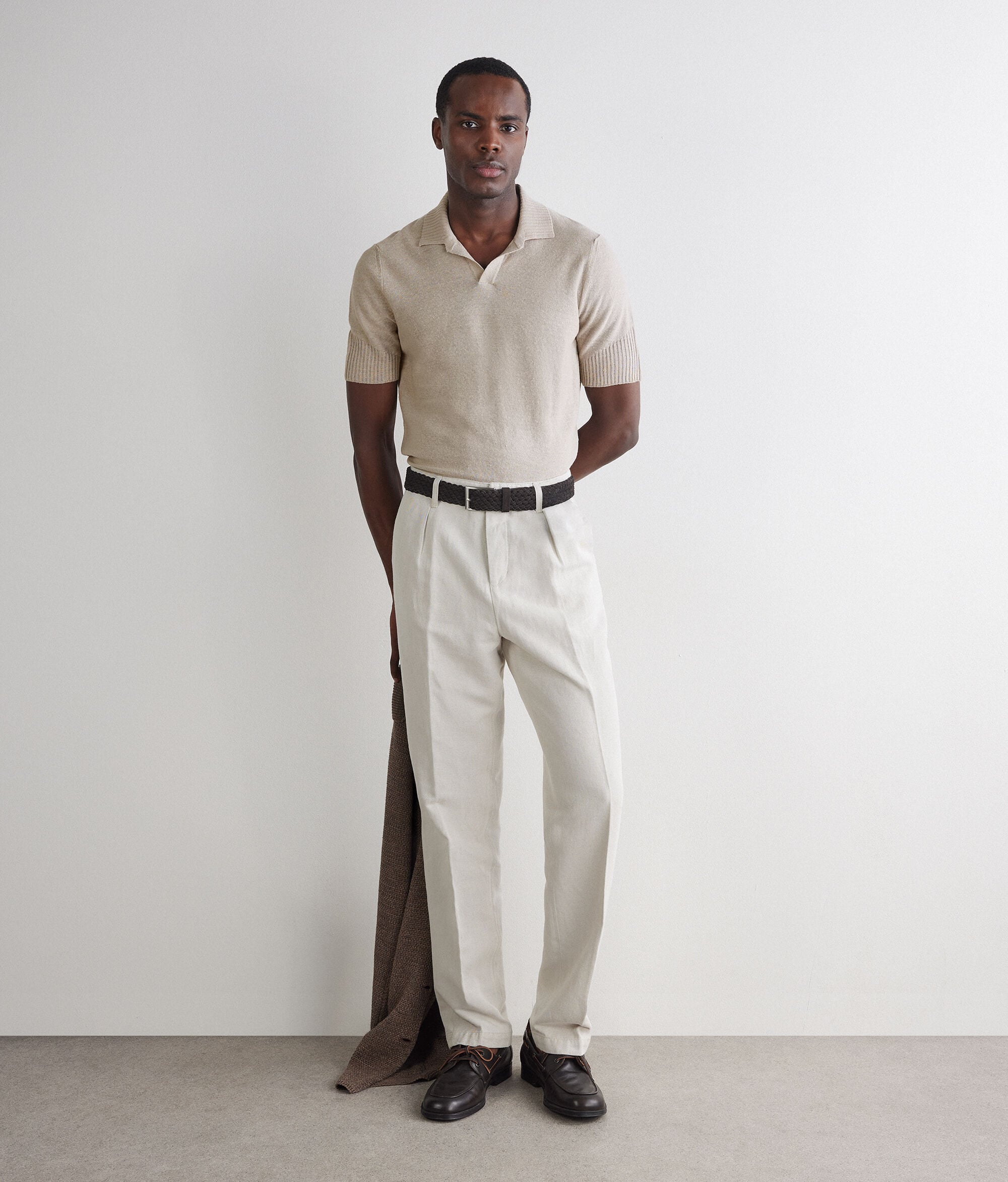 Tricou polo model nervuri