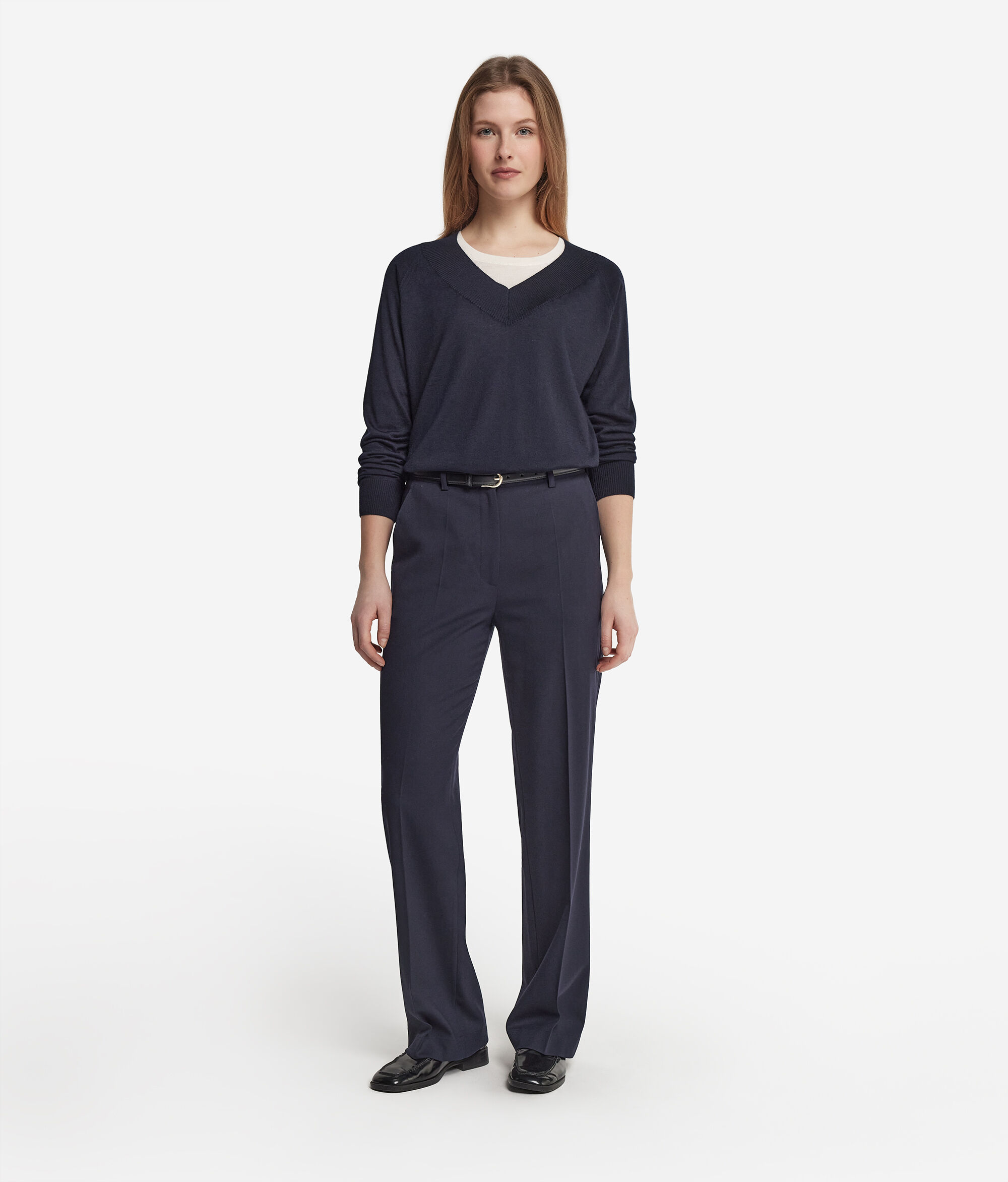 Ultrafine Cashmere V-Neck Jumper