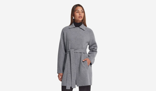 Ultrasoft Cashmere Coat with Collar