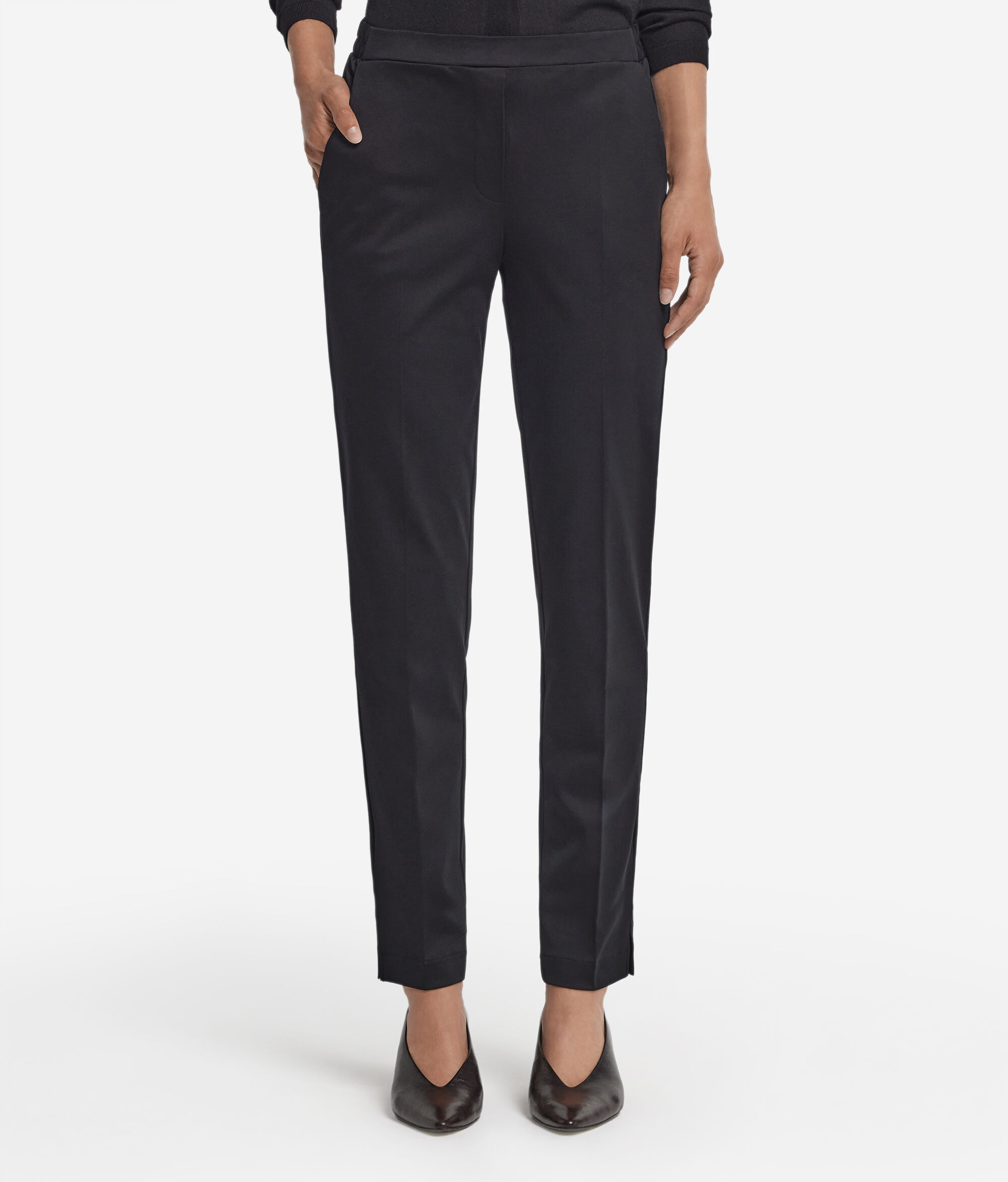 Cotton Cigarette Trousers