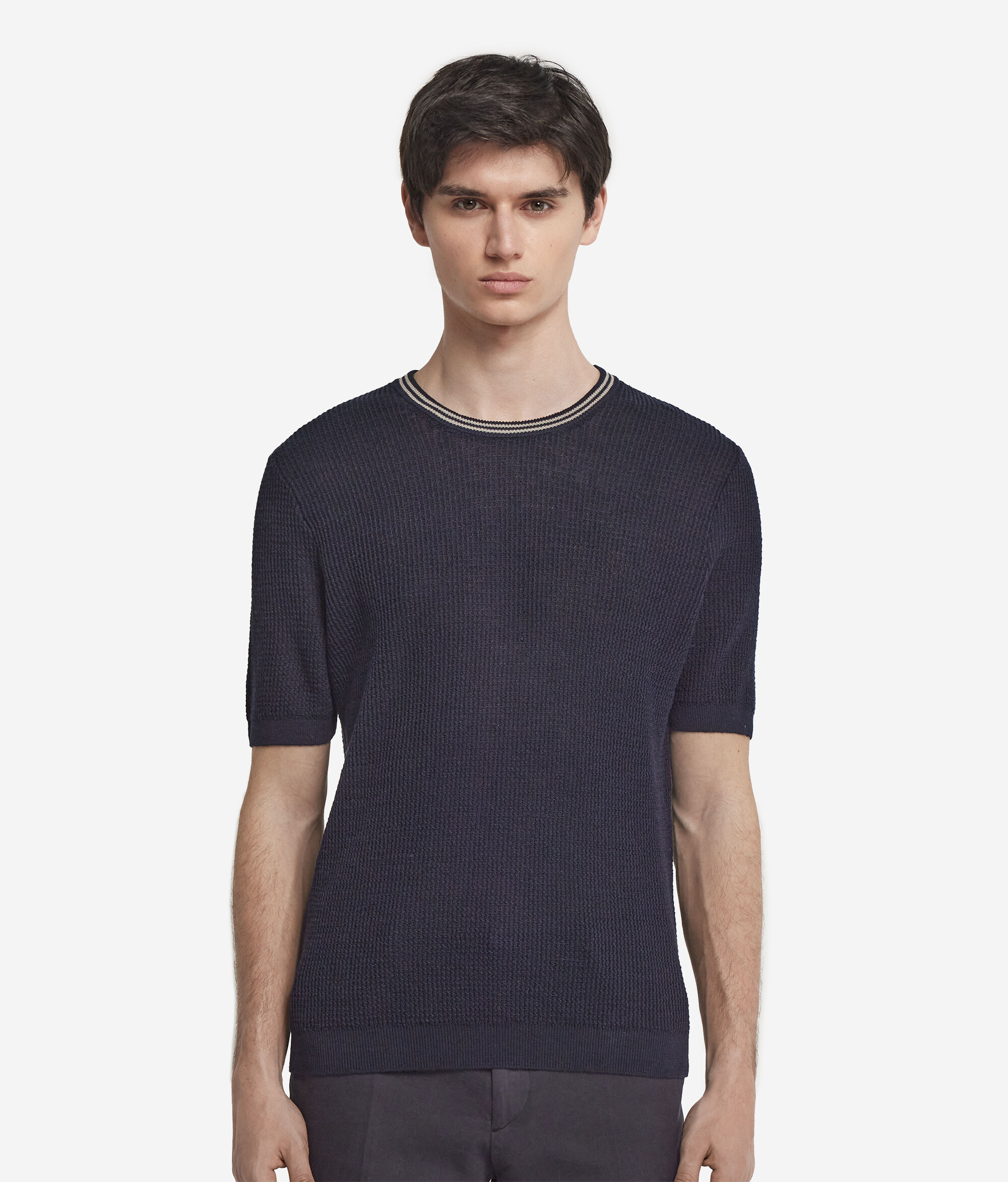 Waffle Desenli T-Shirt