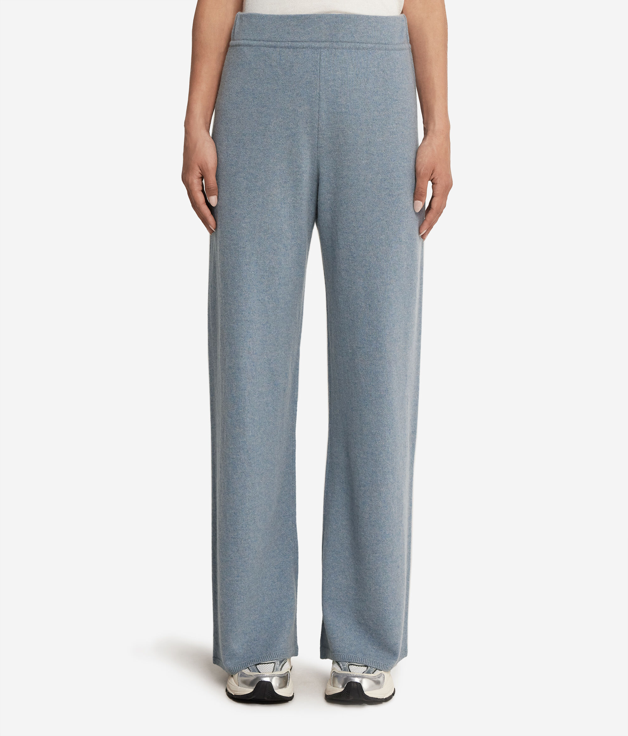 Pantalon large femme en cachemire