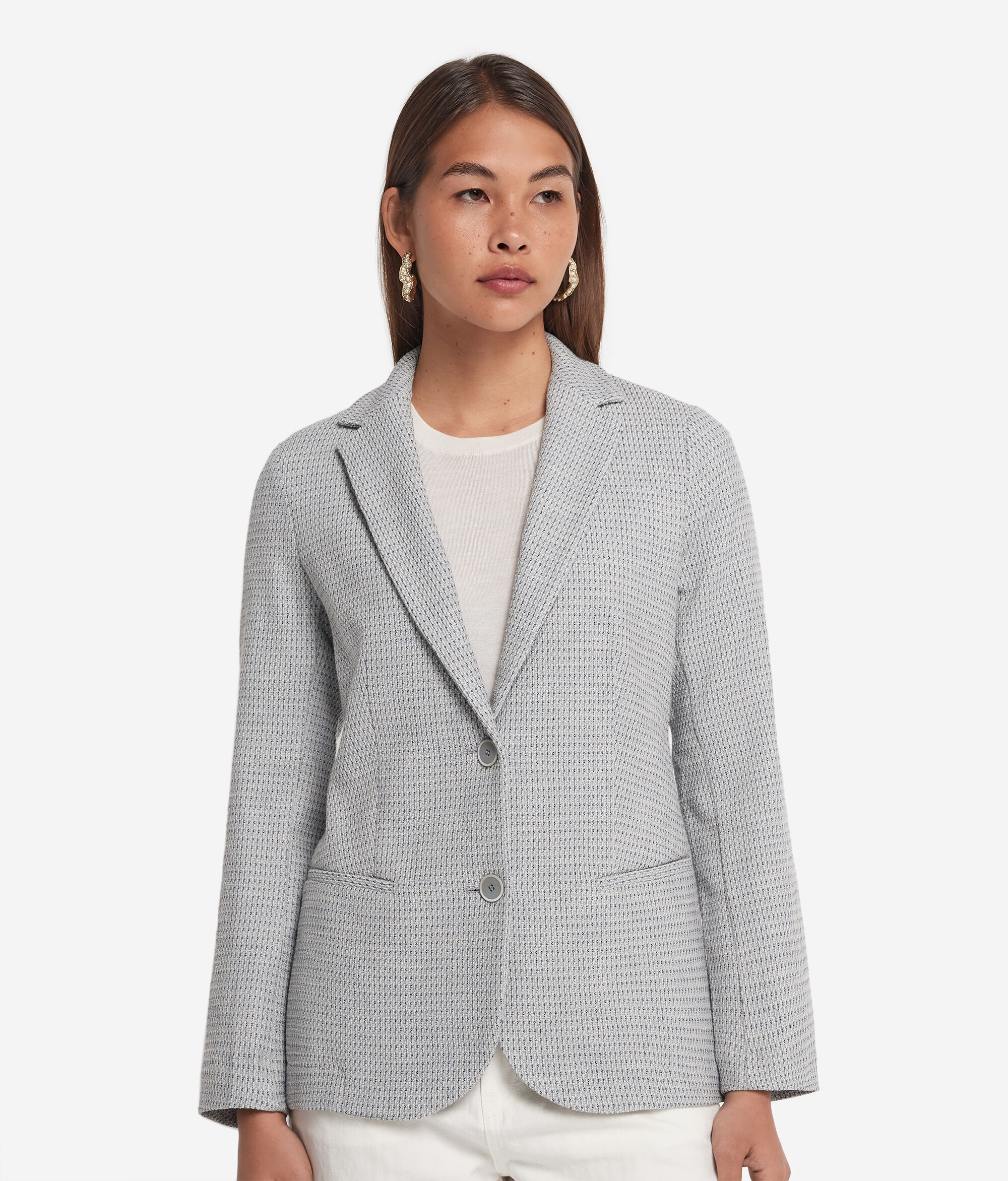 Two-Tone Mouliné Jacket