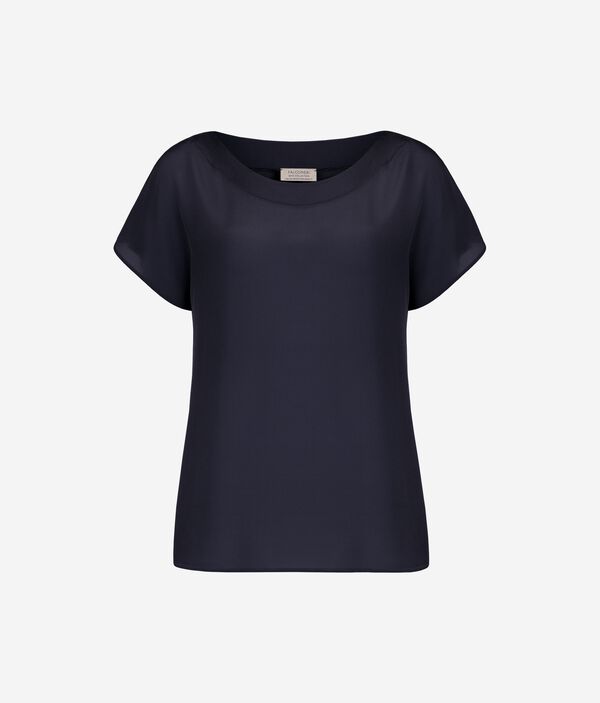 Блуза из шелка и модала