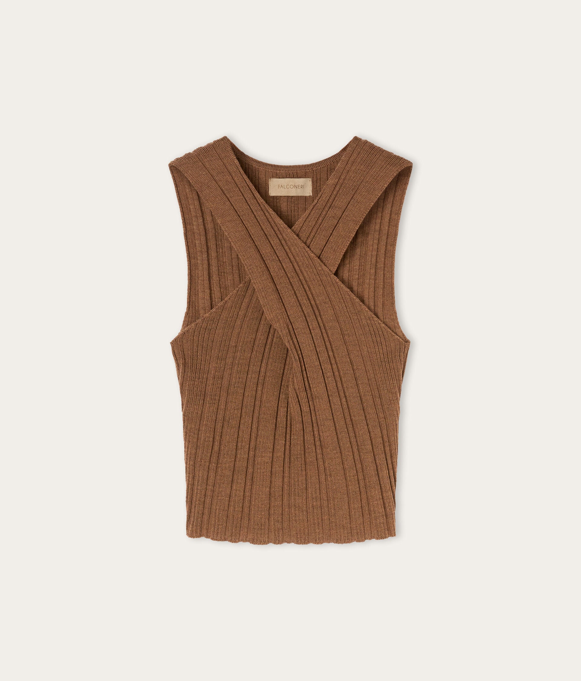 Ribbed wool top