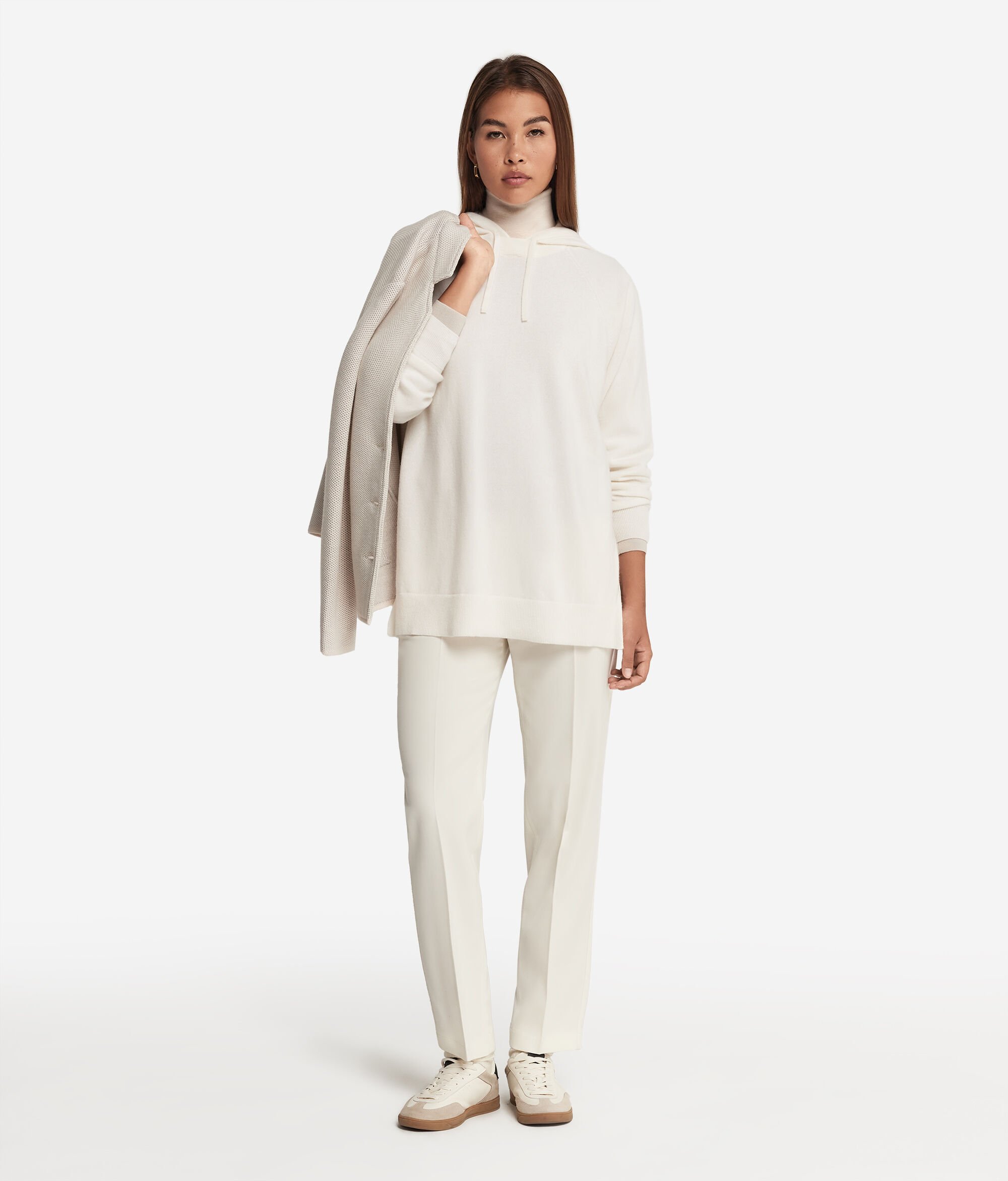 Sweatshirt à capuche en cachemire ultra-doux