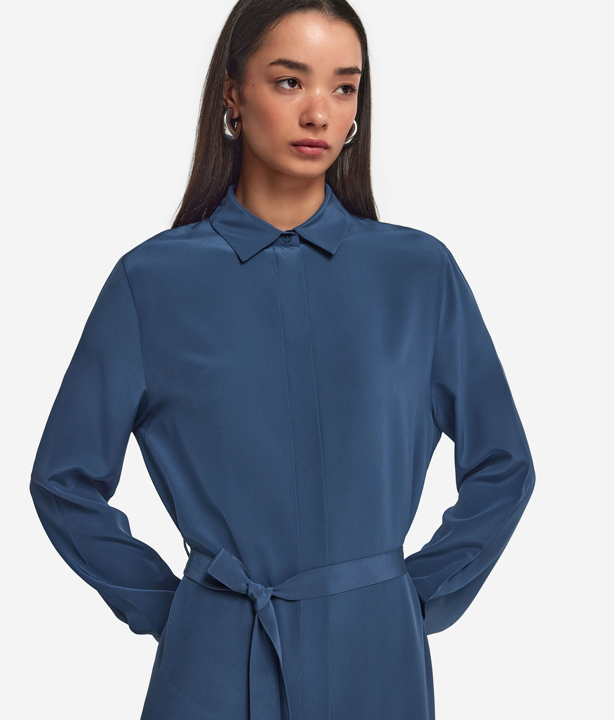 Silk Shirt Dress | Falconeri
