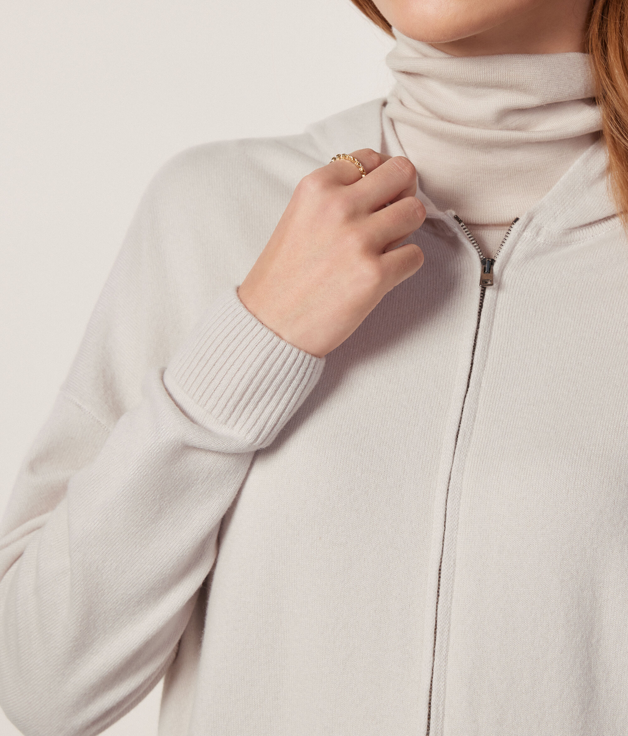 Sudadera con cremallera y capucha de mujer de Cashmere Ultrasoft