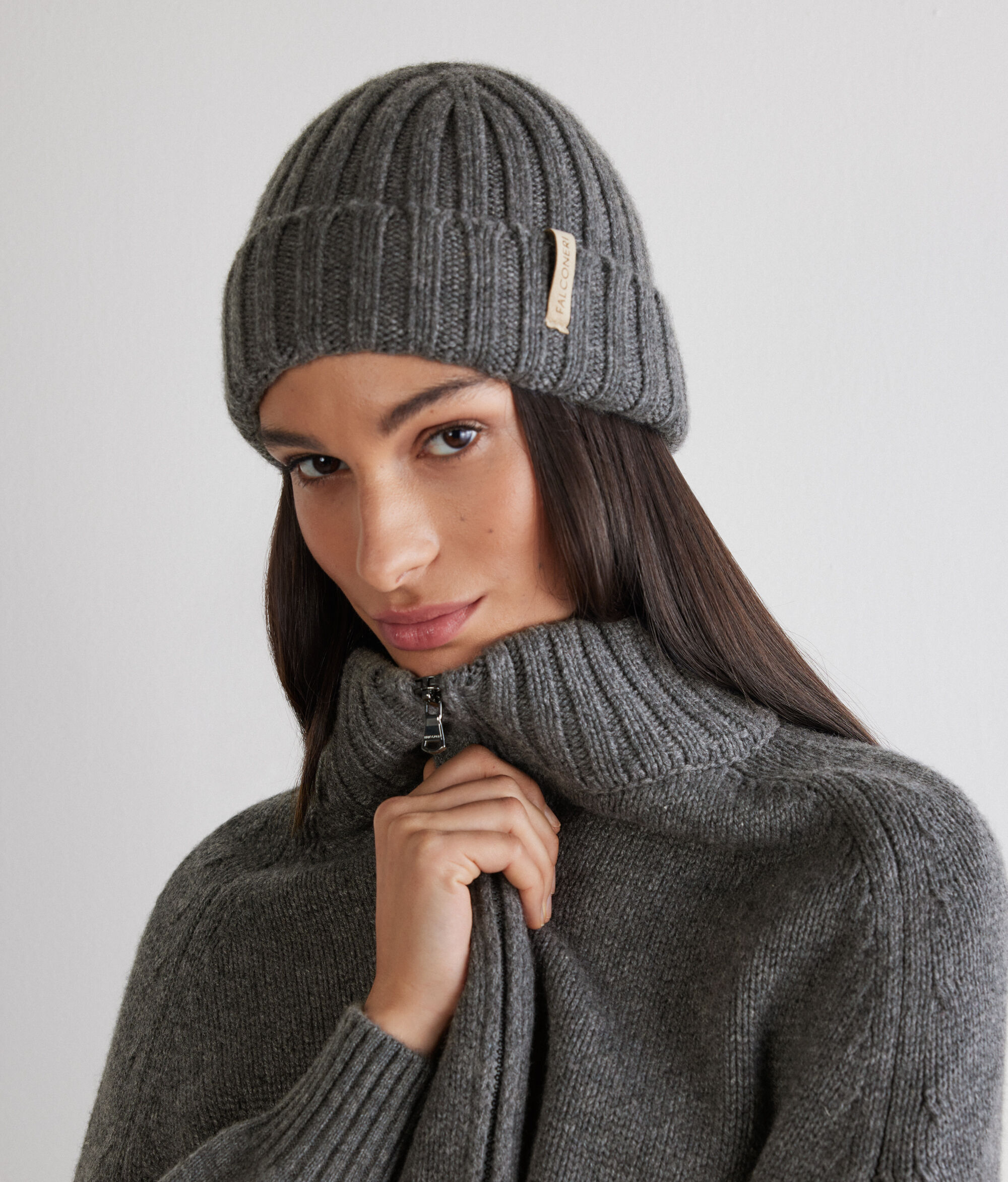 Risipu Berretto riflettente, per uomo e donna, con protezione di avvertimento, berretto invernale, grigio., Taglia unica