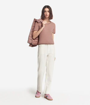 Samarreta amb Motiu de Vuits de Cashmere Ultrafine