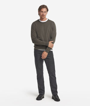 Camisola com Decote Redondo em Ultrasoft Cashmere