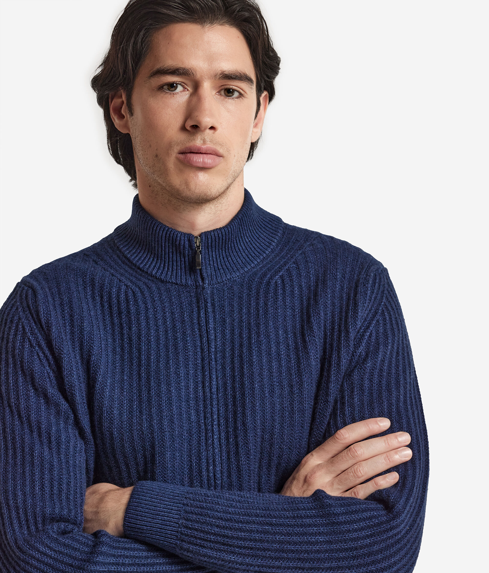 Cárdigan de Cashmere Ultrasoft de canalé