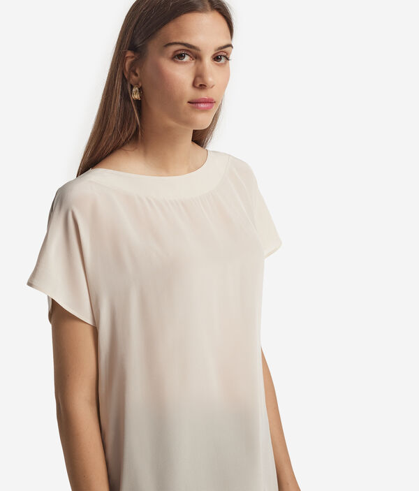 Блуза из шелка и модала