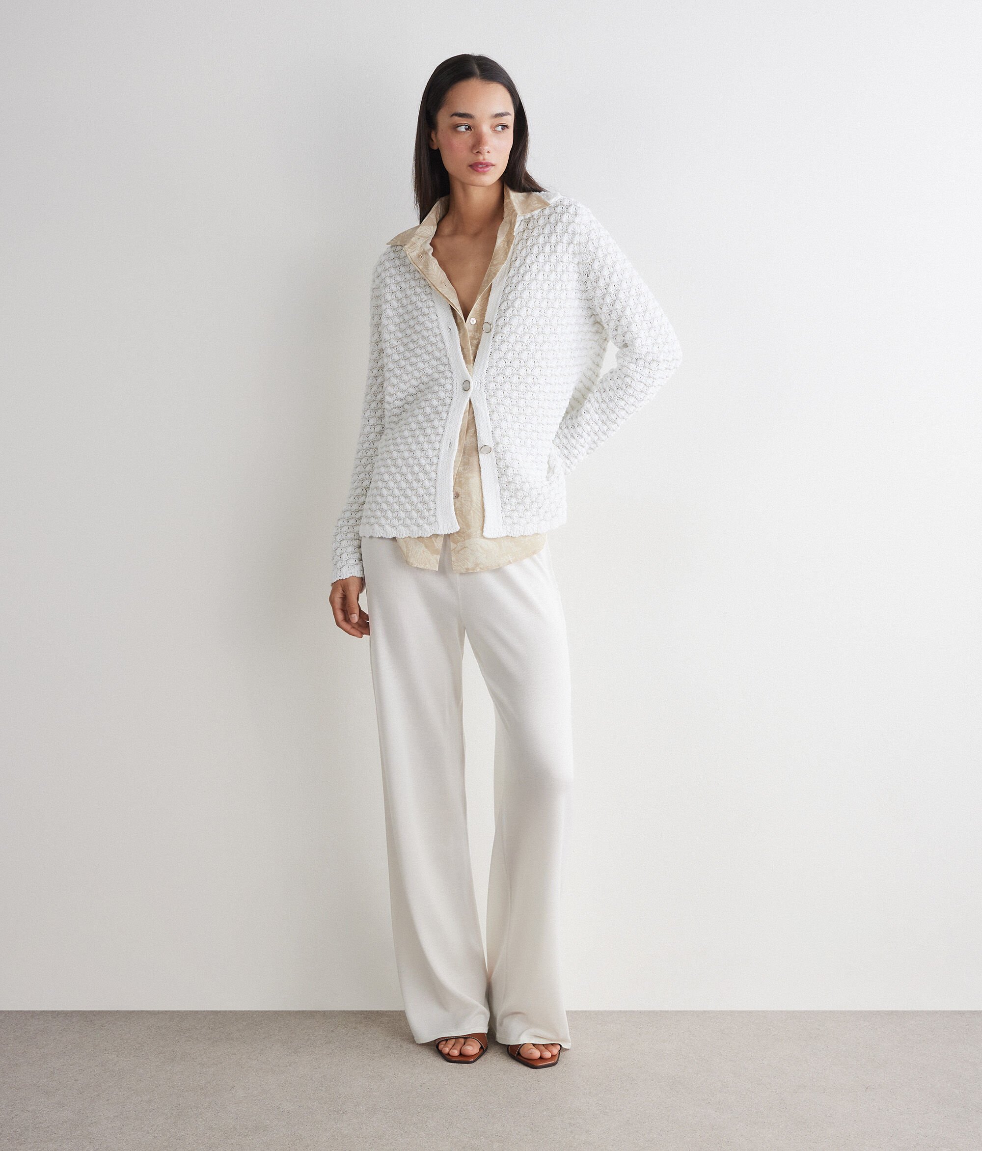 Lamé mousse jacket