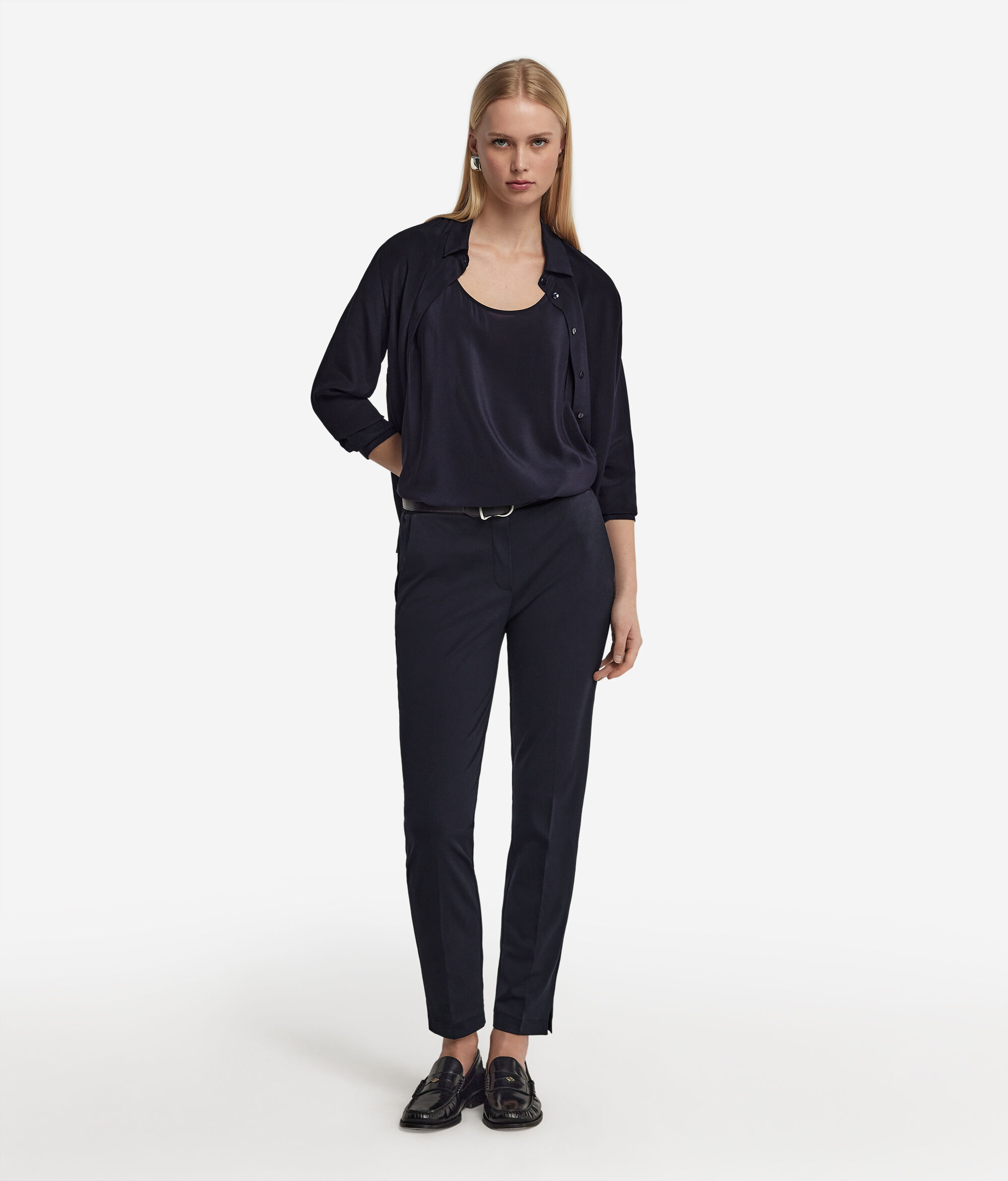 Wide-Neck Silk Camisole