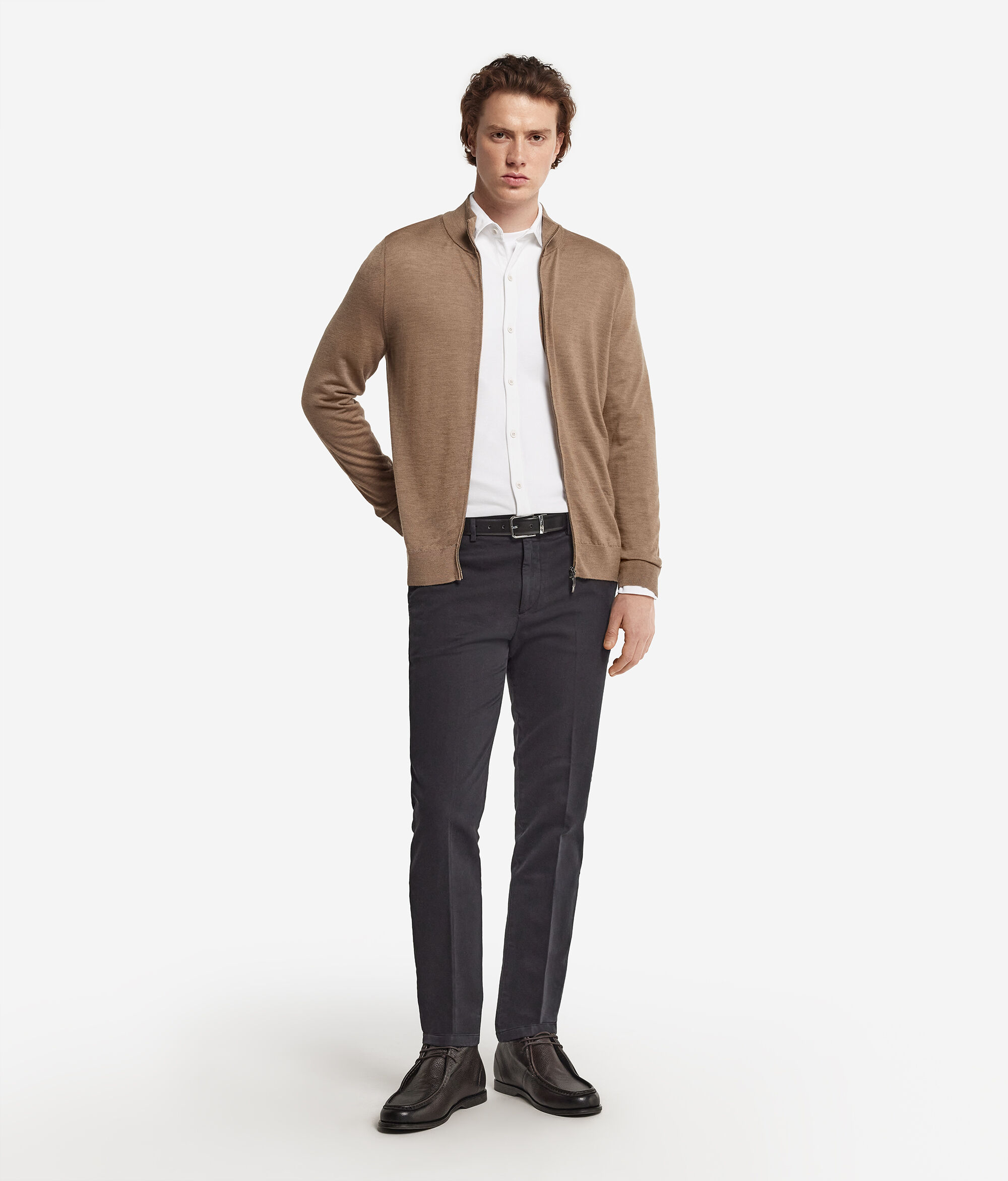 Cardigan mit Reißverschluss aus Kaschmir Ultrafine