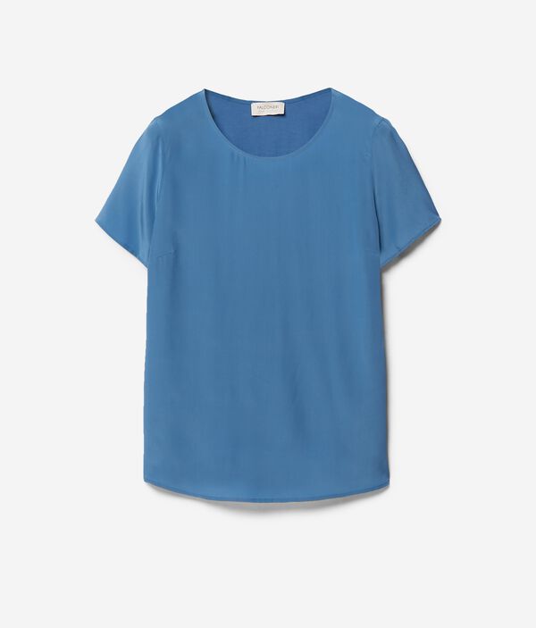 Блуза из шелка и модала