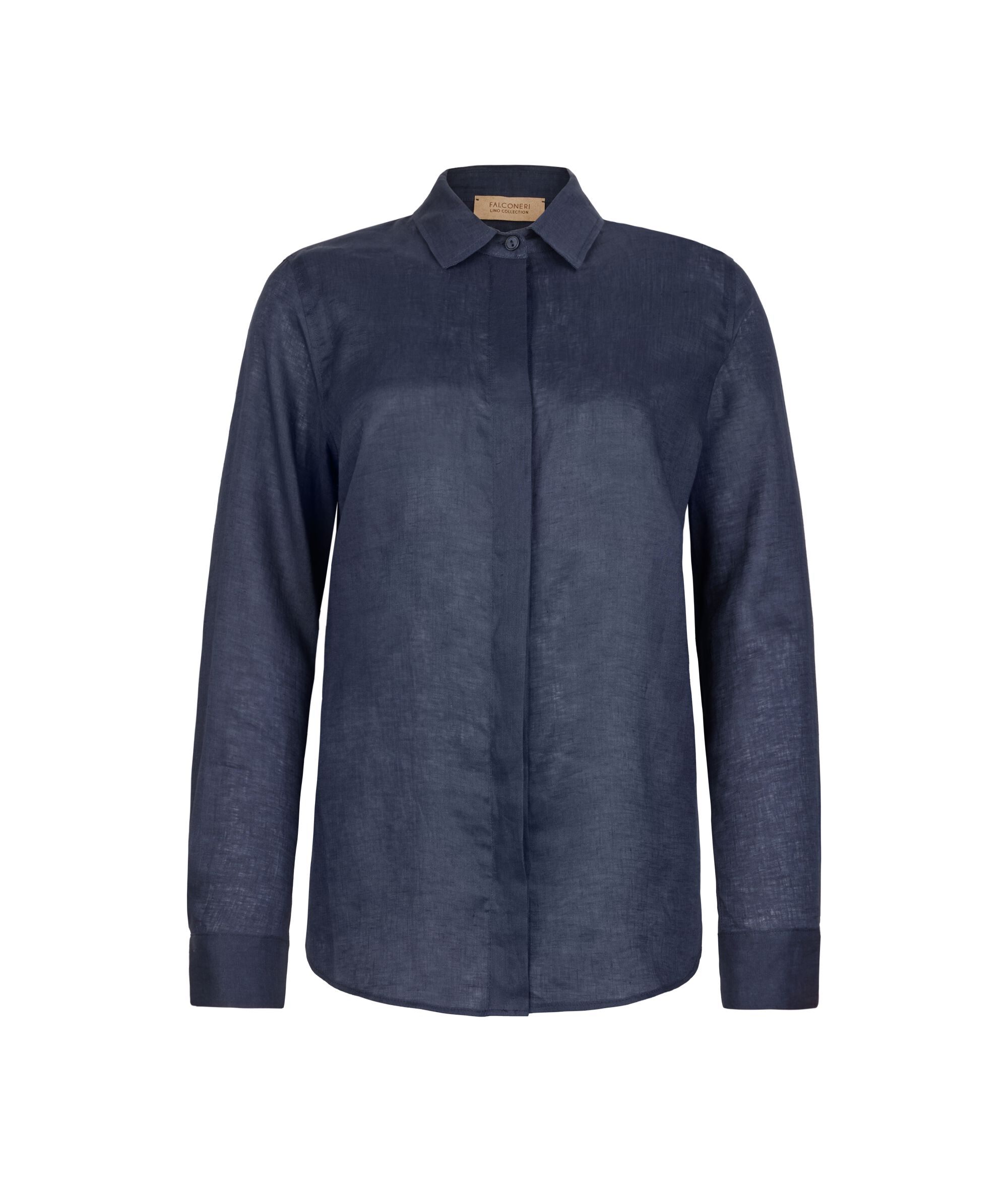 Long-Sleeved Linen Shirt