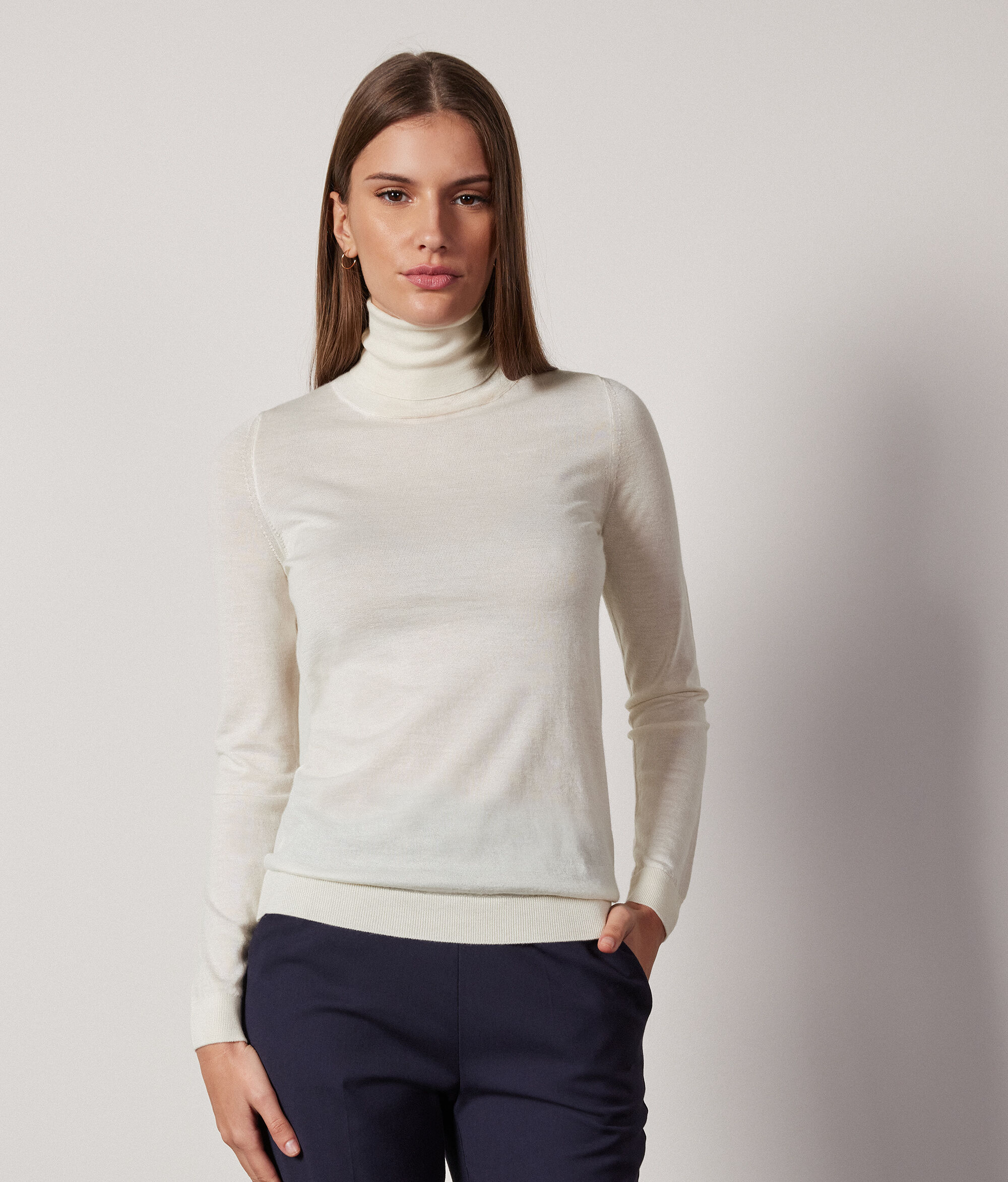 Ultrafine Cashmere Turtleneck Jumper