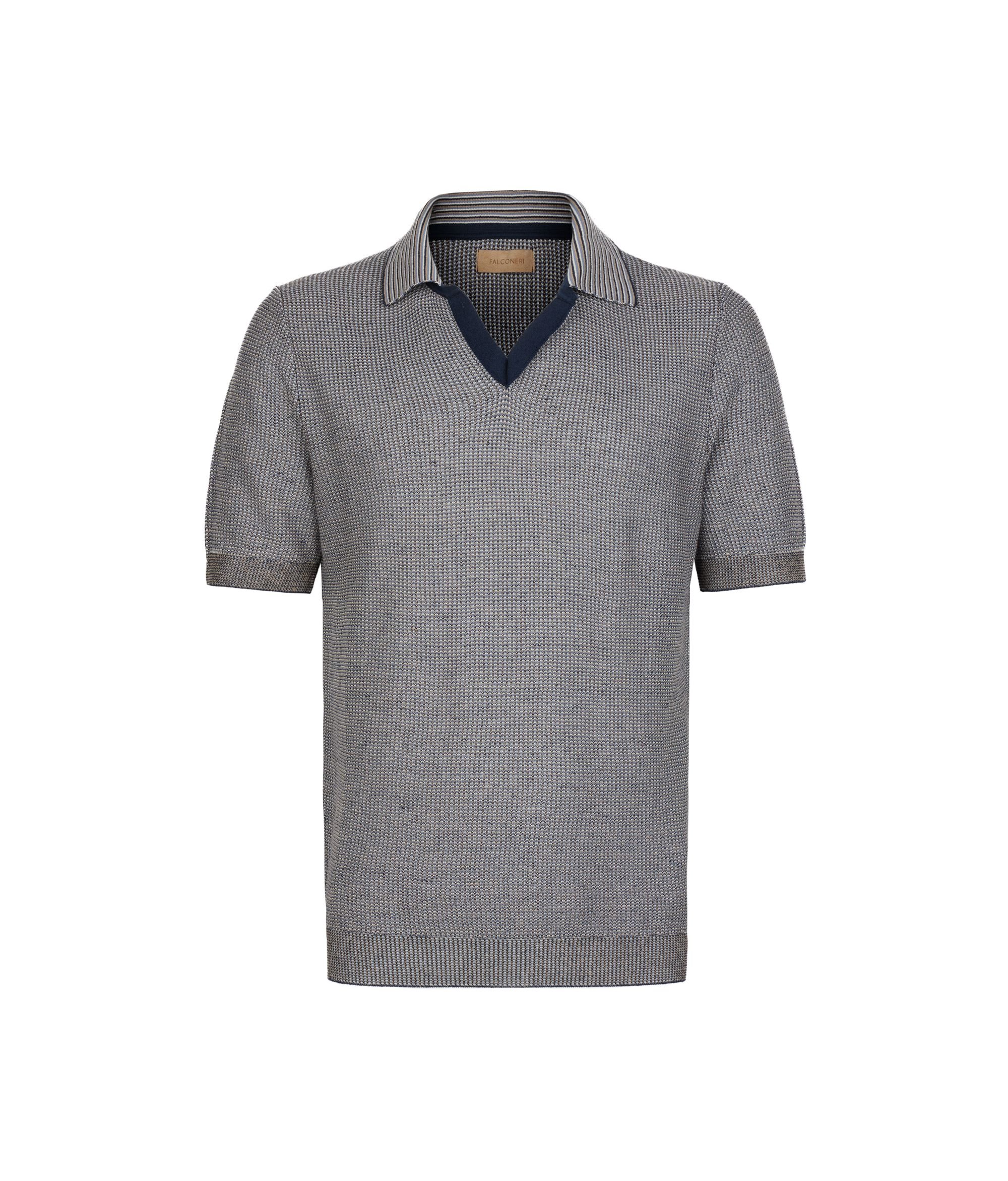 Poloshirt aus Pikee-Moulinéstrick