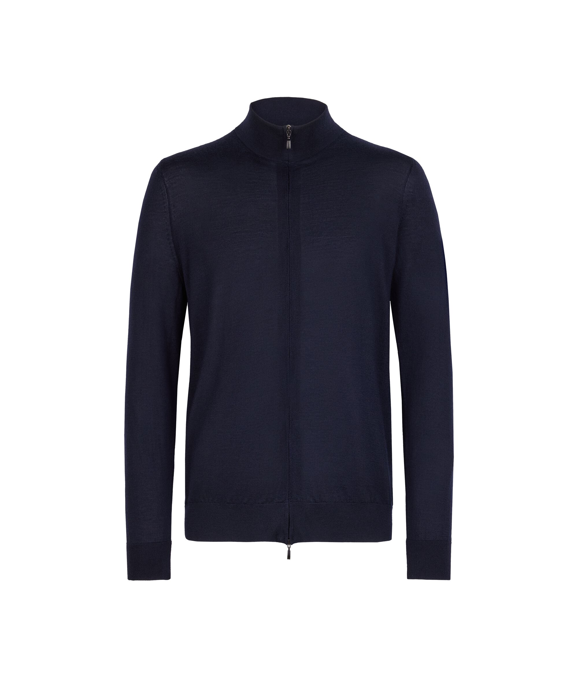Cardigan con Zip in Cashmere