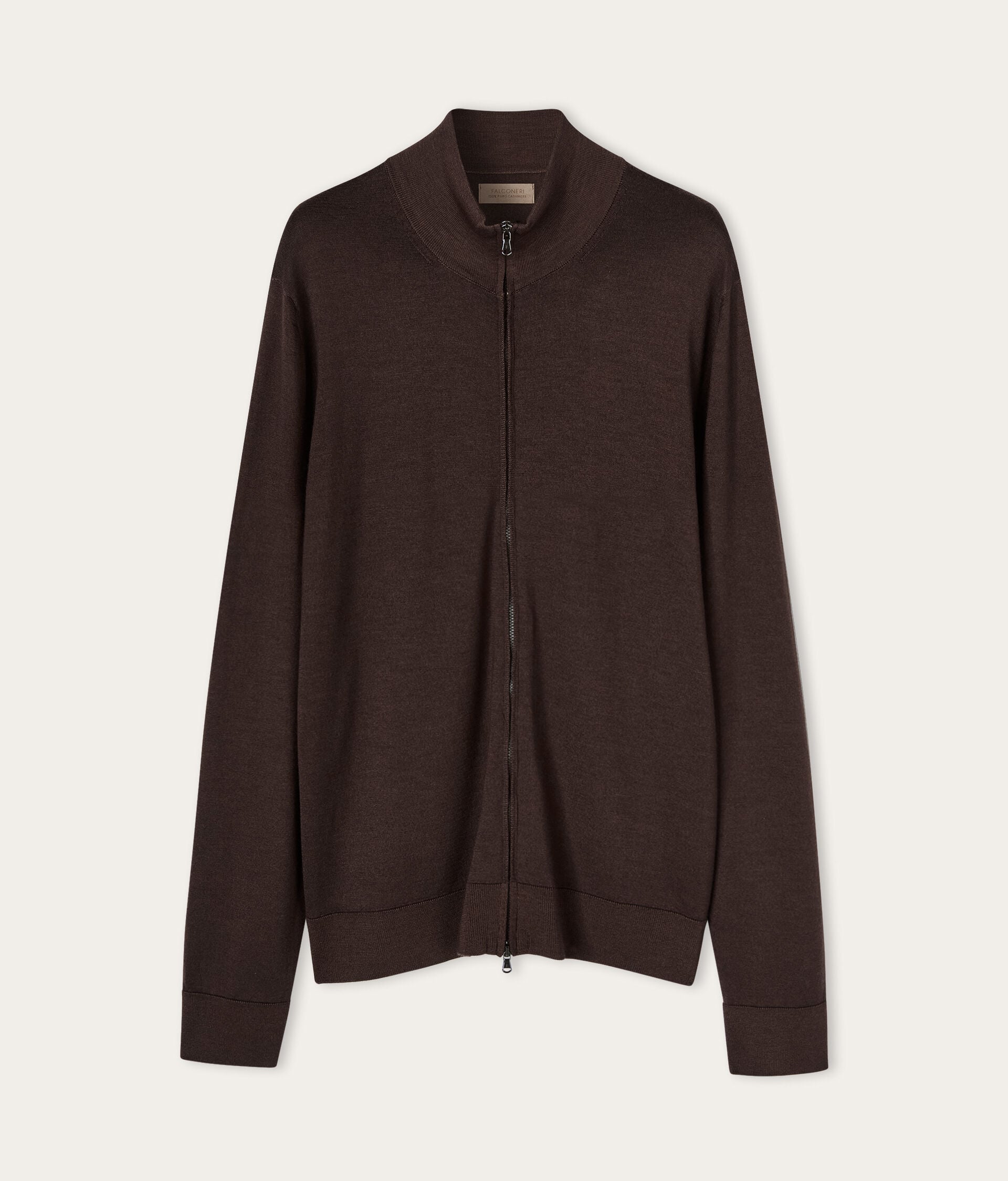 Cardigan mit Reißverschluss aus Kaschmir