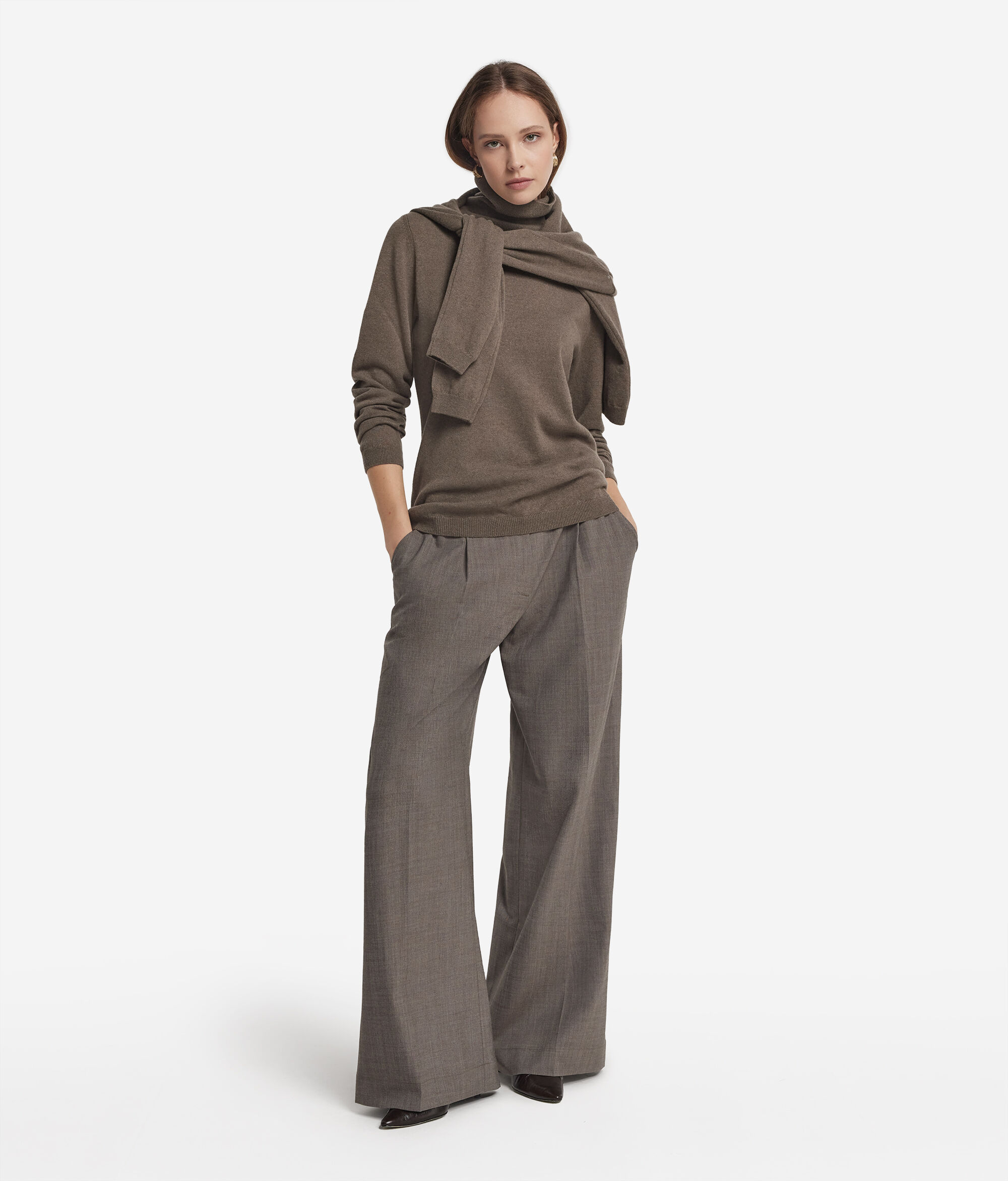 Col roulé femme en cachemire ultra-doux