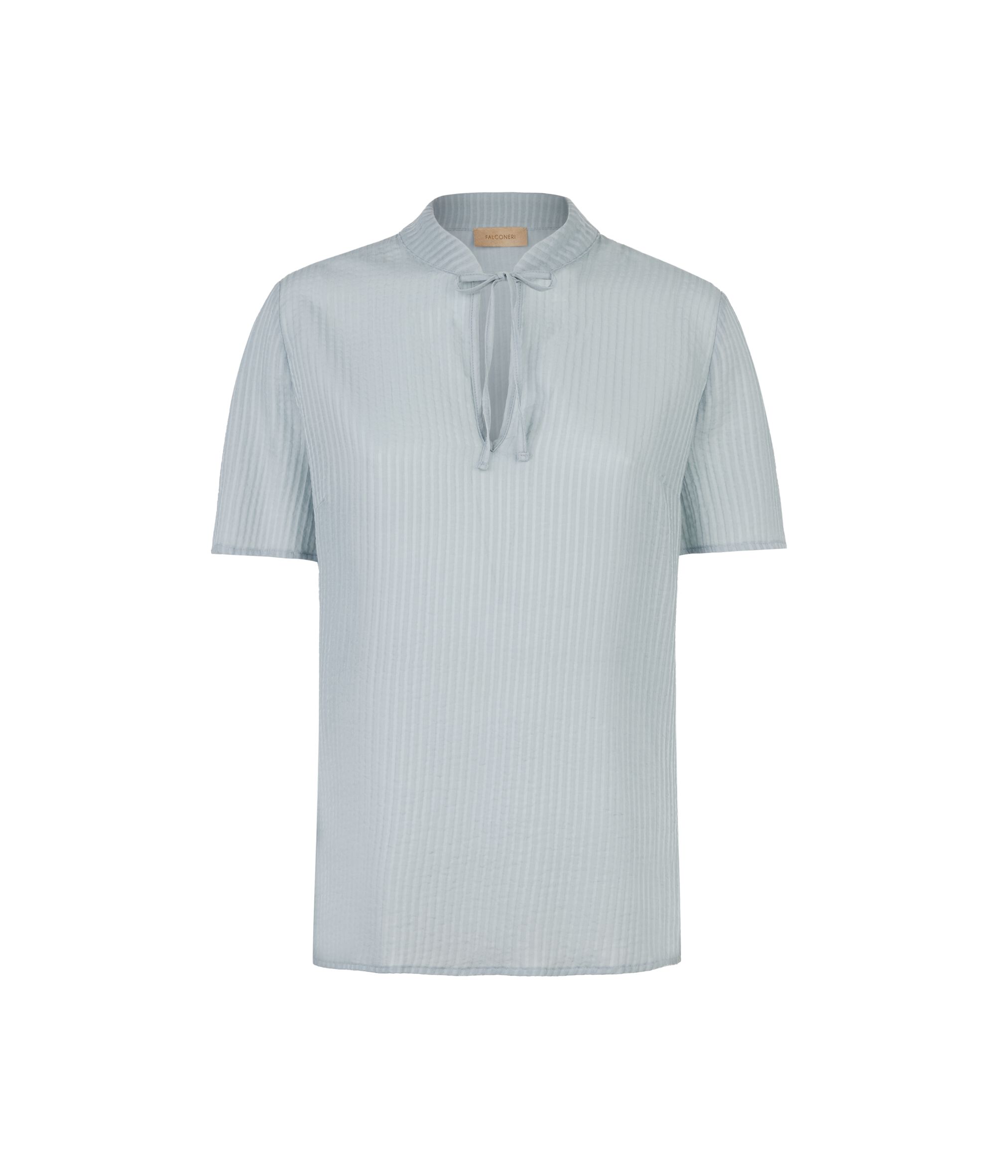 Bluza kratkih rukava od reljefnog muslina