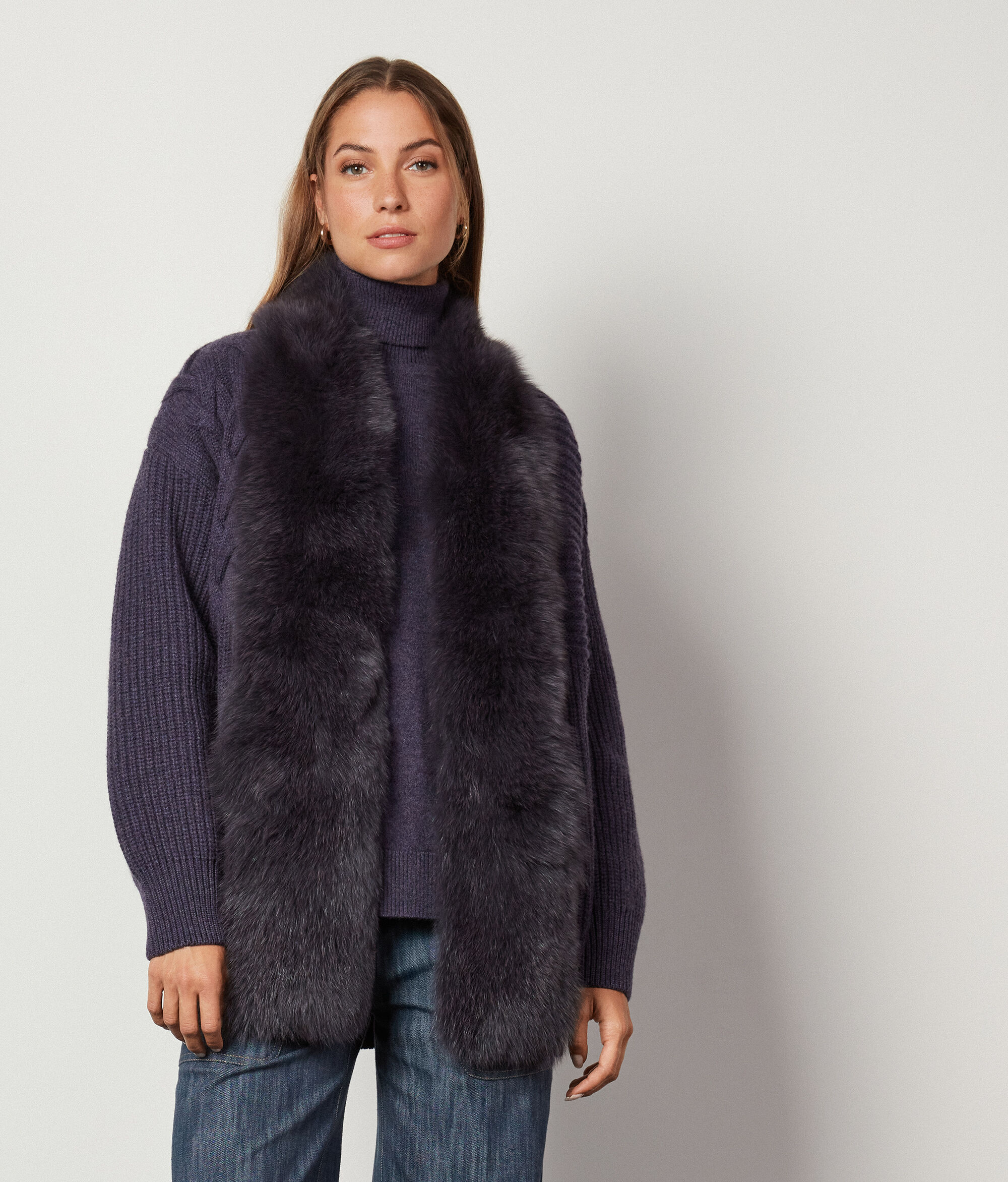 Cappotto in Cashmere Ultrasoft Trecce