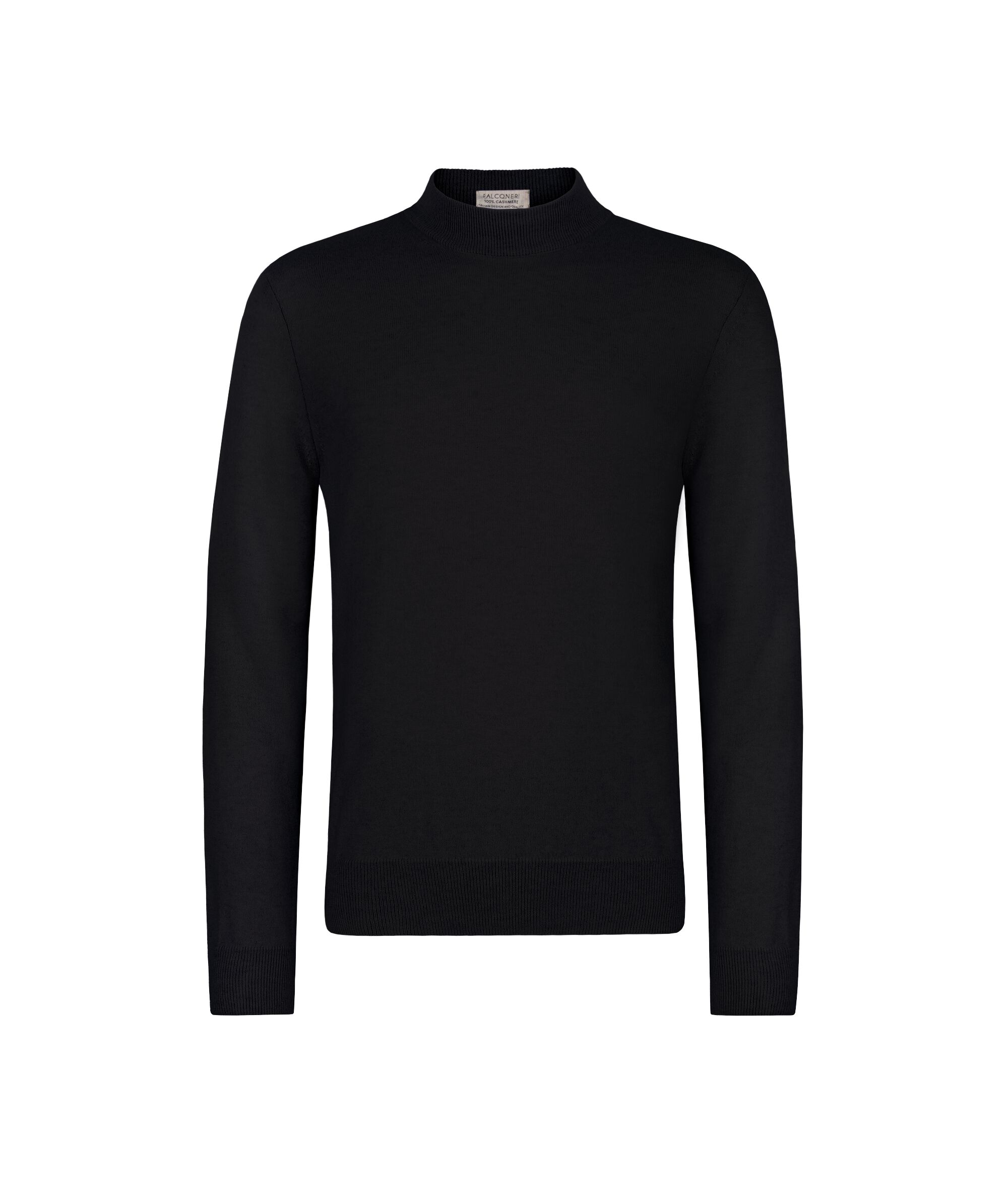 Pull à col montant en cachemire ultra-doux Colore Noir